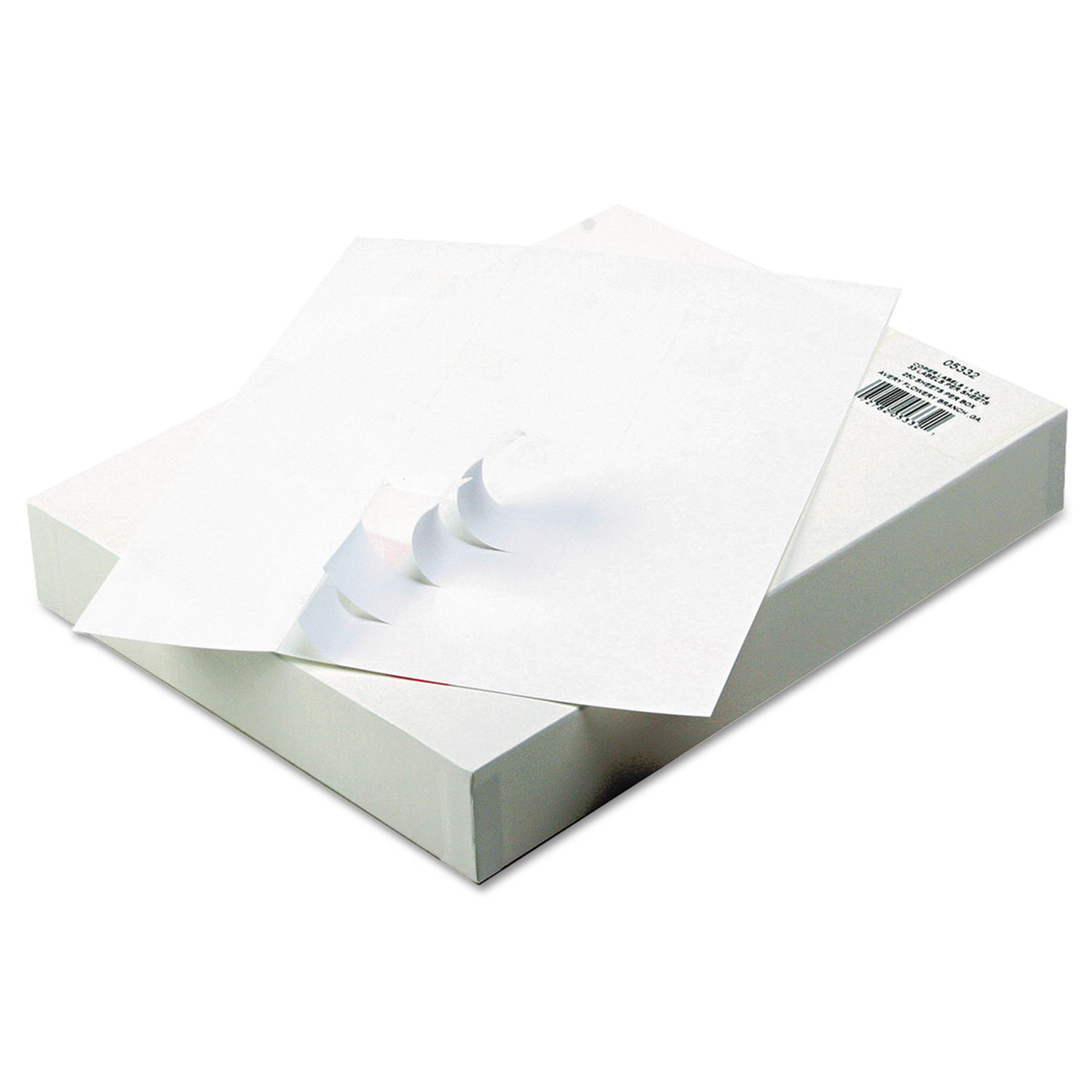 Copier Address Labels, 1 x 2 13/16, White, 8250/Box