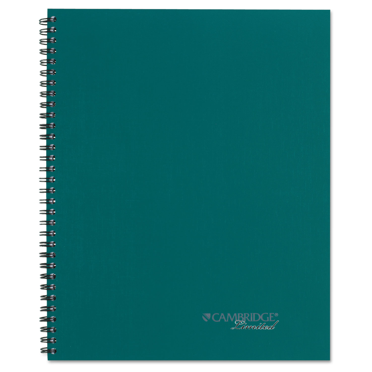  Cambridge 4500642 Wirebound Business Notebook, Wide/Legal Rule, Teal Cover, 9.5 x 7.25, 80 Sheets (MEA45006) 