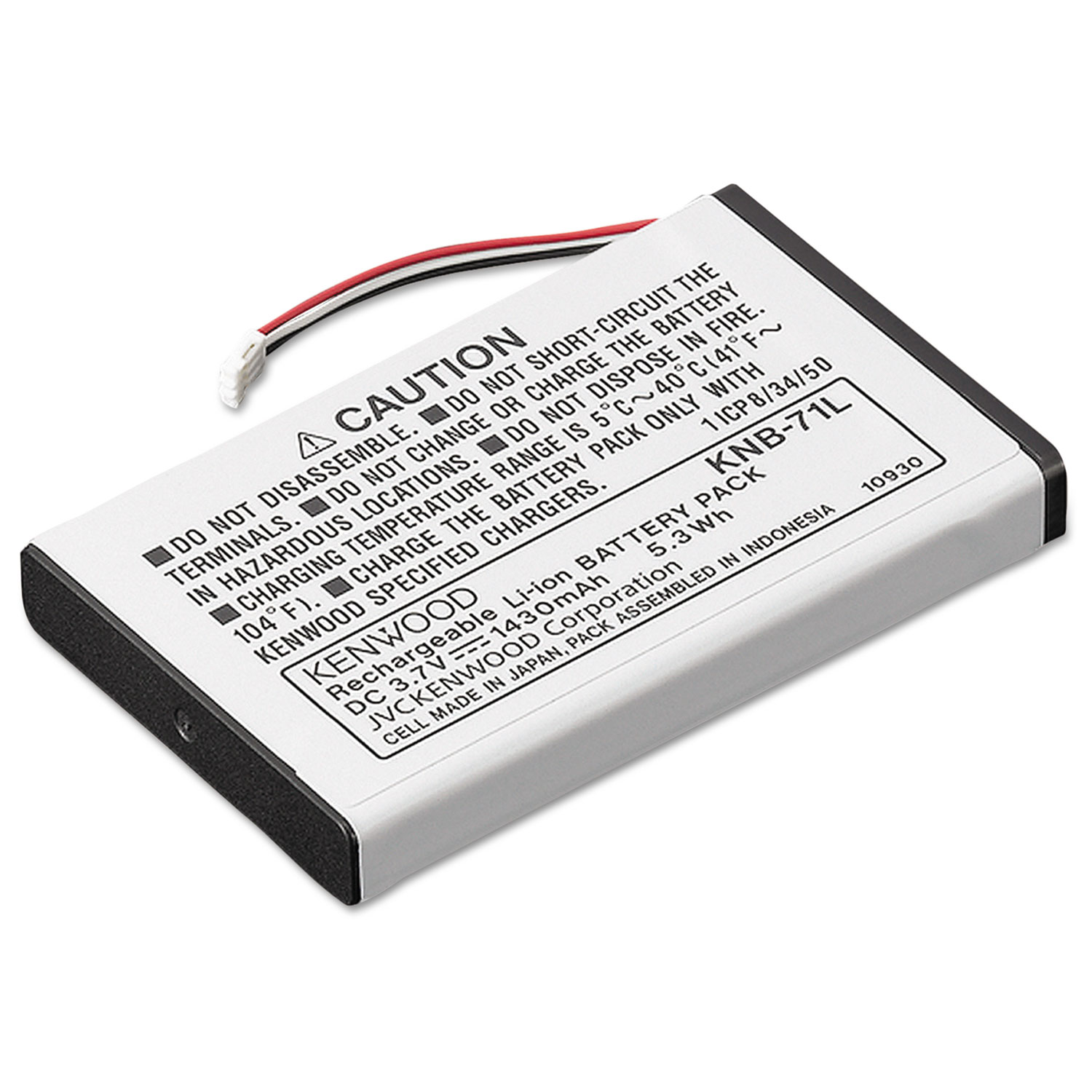 Lithium-Ion Replacement Battery for PKT23K Two-Way Radios