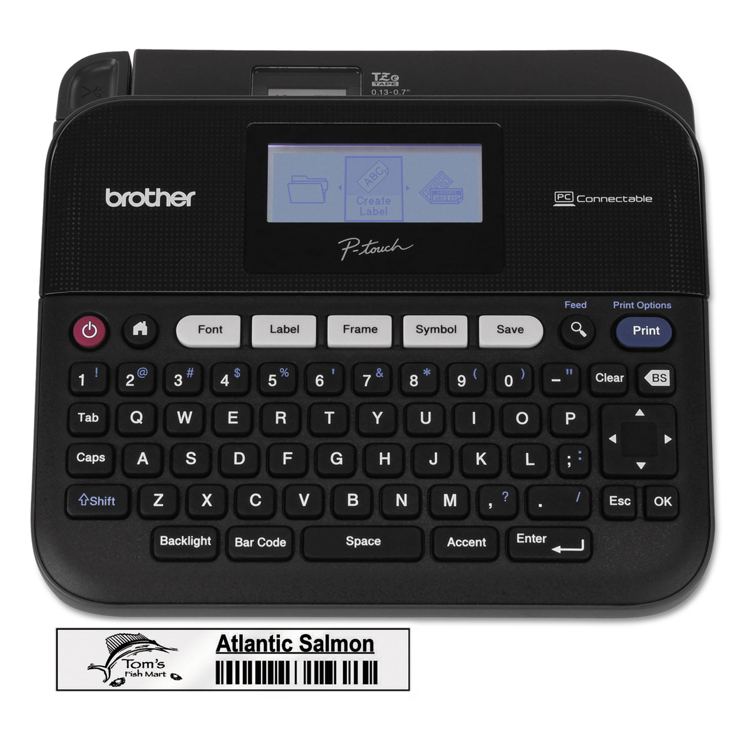  Brother P-Touch PTD450 PTD450 Versatile PC-Connectable Label Maker (BRTPTD450) 