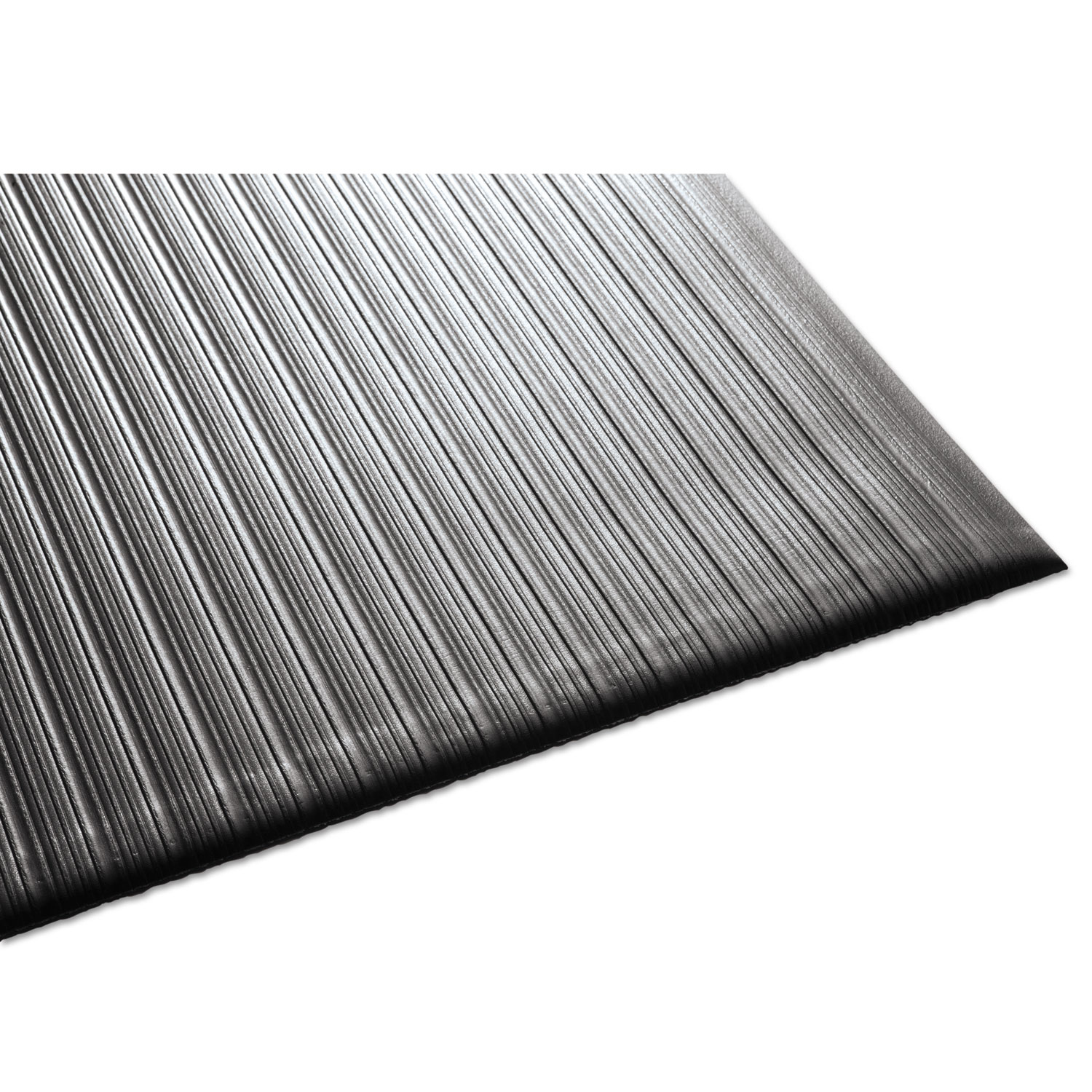 Air Step Antifatigue Mat, Polypropylene, 24 x 36, Black - ASE Direct