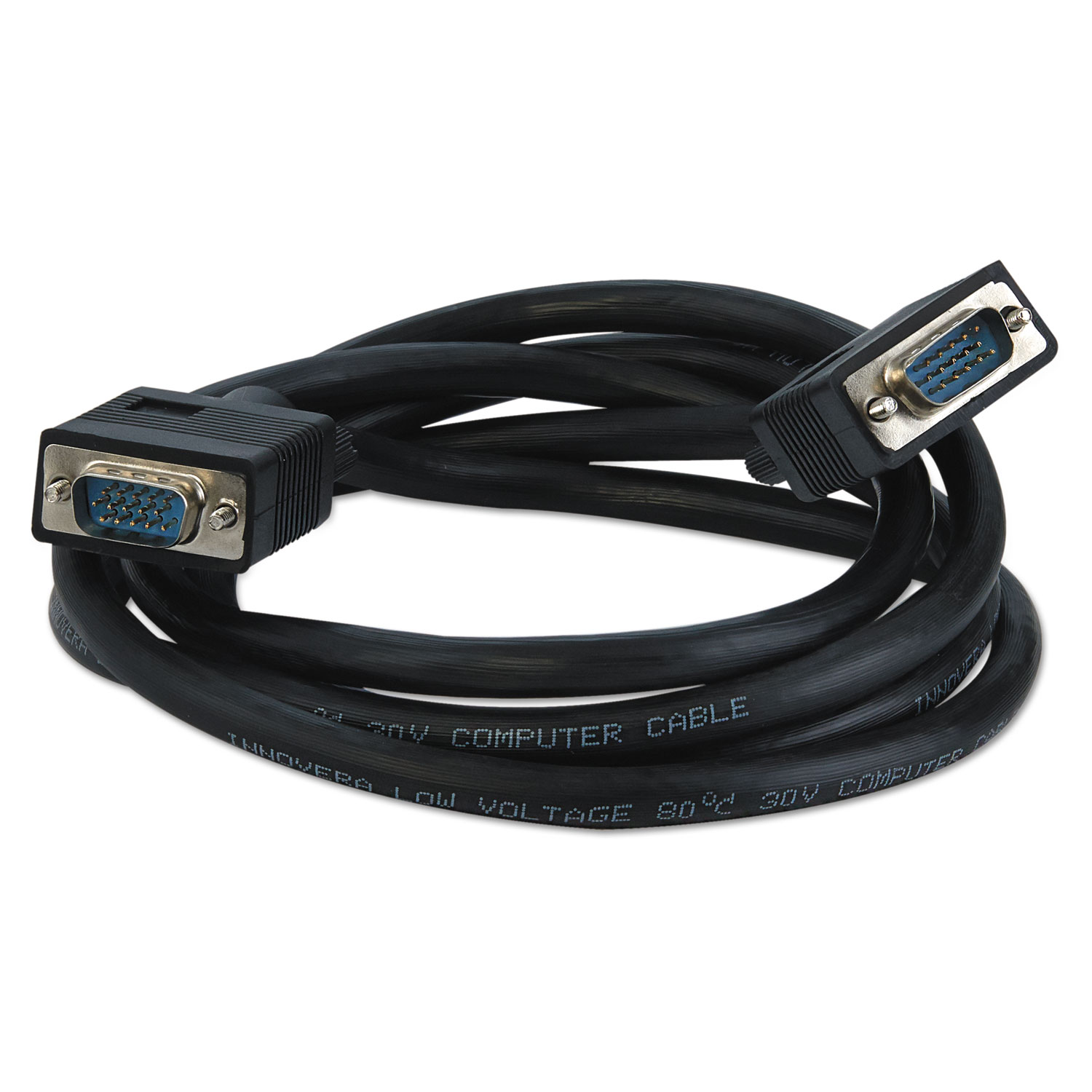 VGA Monitor Cable, 6 ft, Black