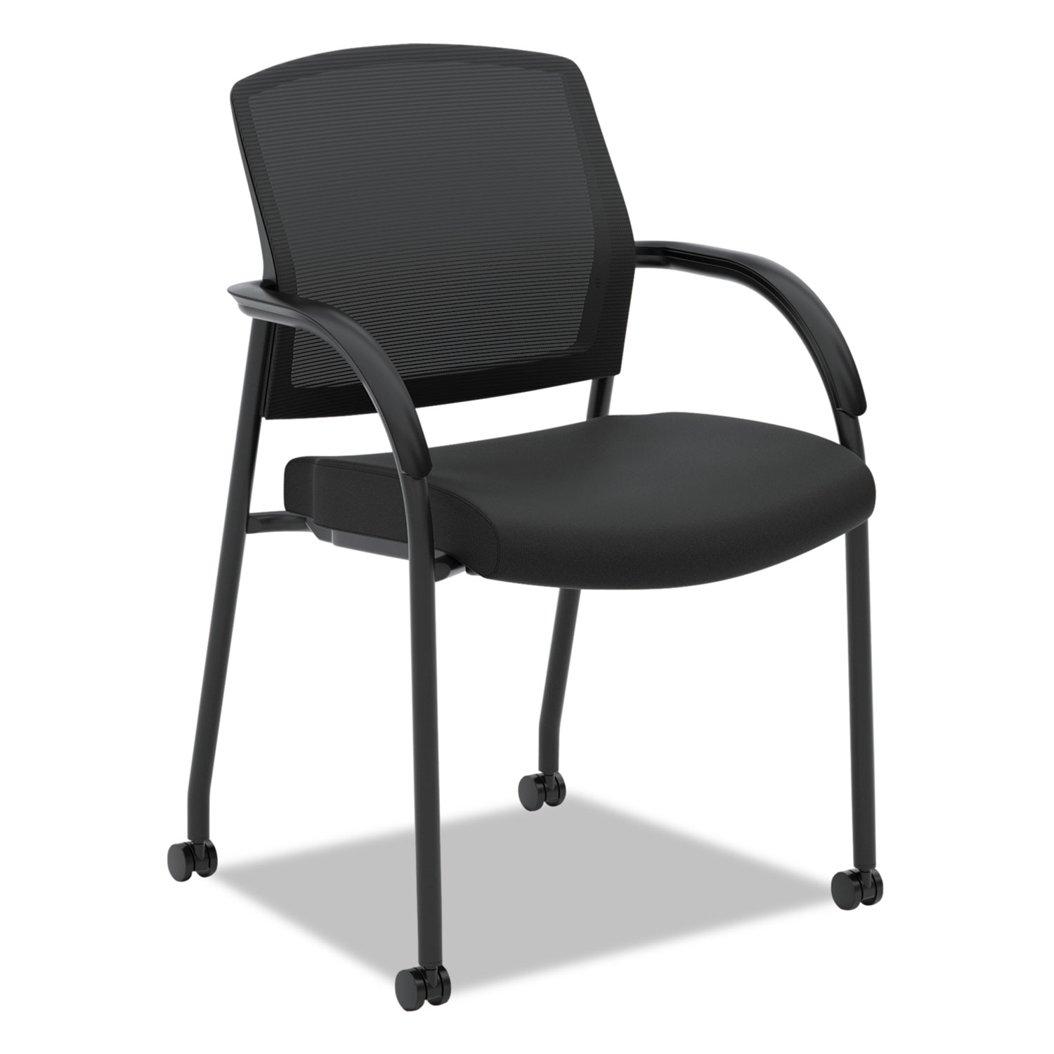  HON H2285.VA10.T Lota Series Guest Side Chair, 23 x 24.75 x 34.5, Black Seat/Black Back, Black Base (HON2285VA10) 