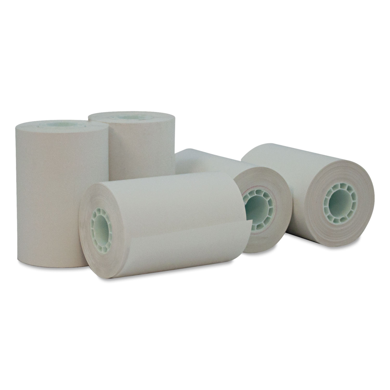  Universal UNV35766 Direct Thermal Print Paper Rolls, 0.5 Core, 2.25 x 55 ft, White, 50/Carton (UNV35766) 