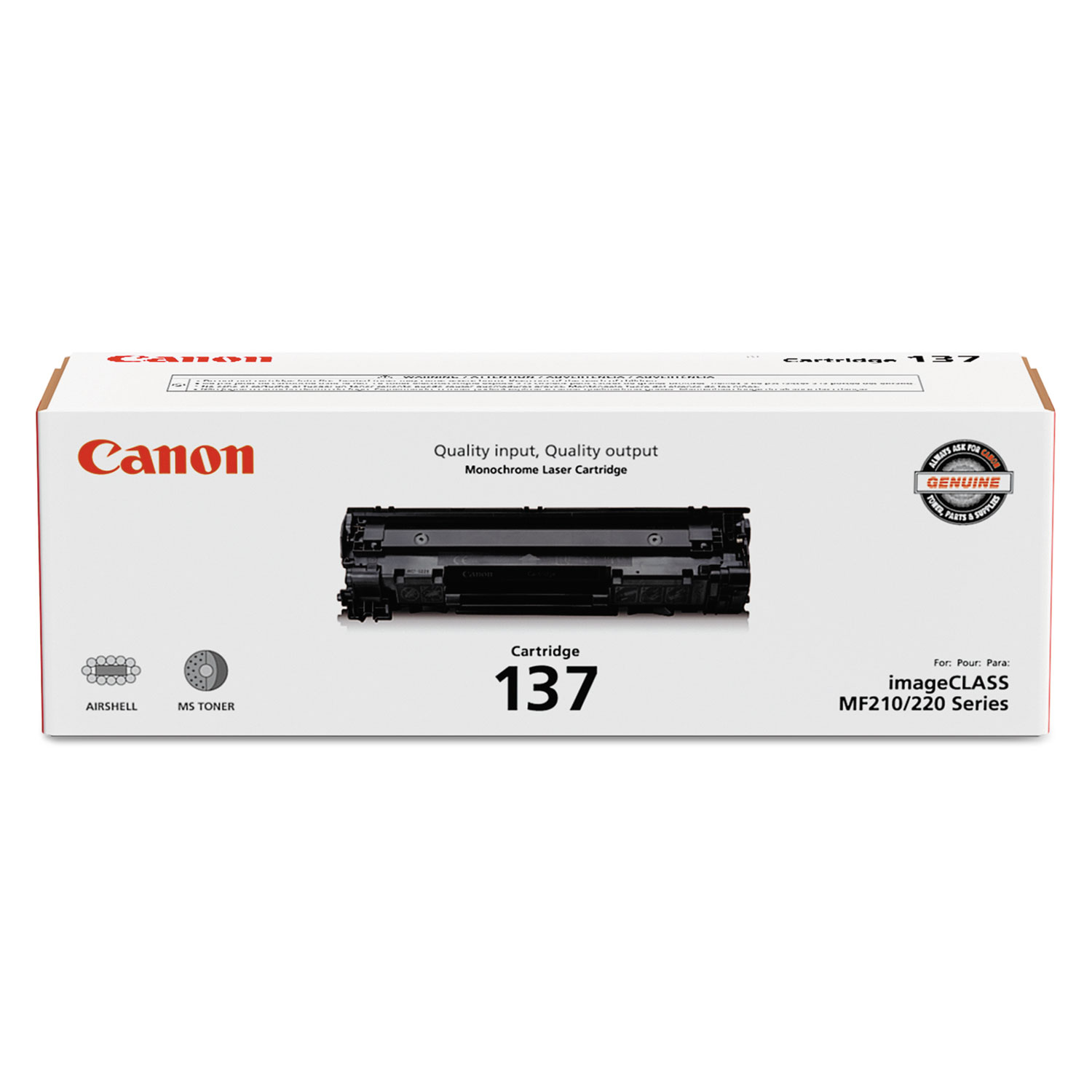  Canon 9435B001 9435B001 (137) Toner, 2400 Page-Yield, Black (CNM9435B001) 