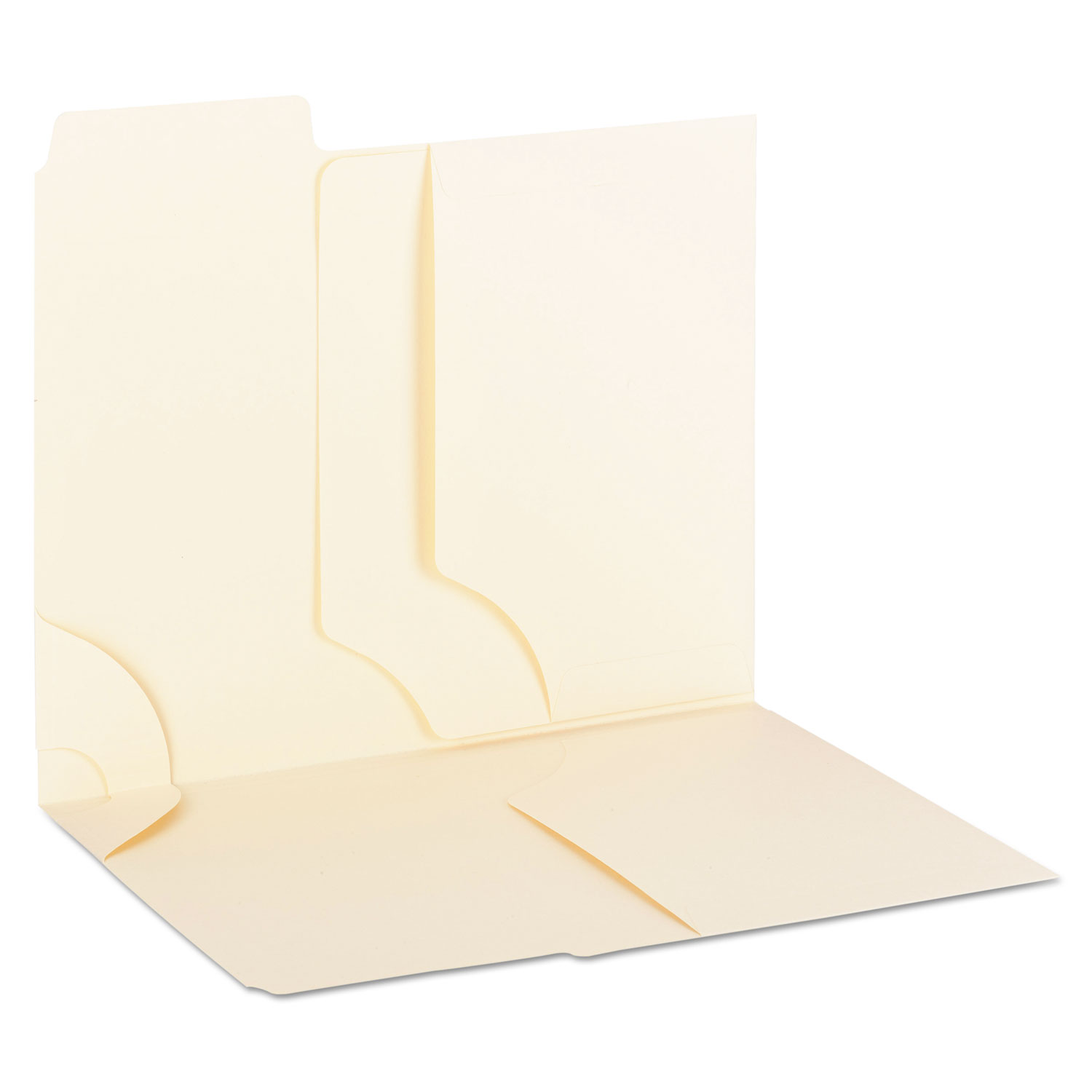  Smead 11904 3-in-1 SuperTab Section Folders, 1/3-Cut Tabs, Left Position, Letter Size, Manila, 12/Pack (SMD11904) 