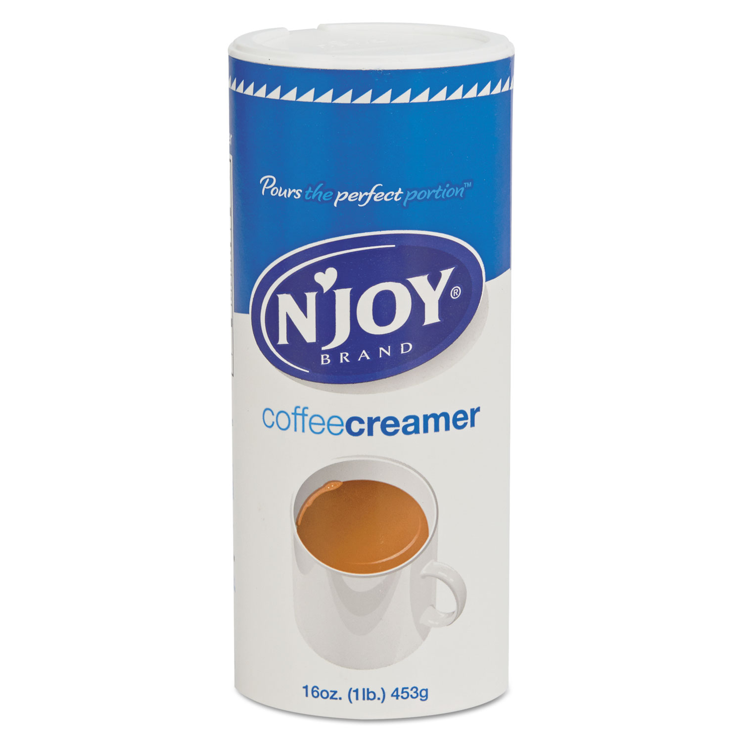 Non-Dairy Coffee Creamer, 16 oz Canister, 8/Carton