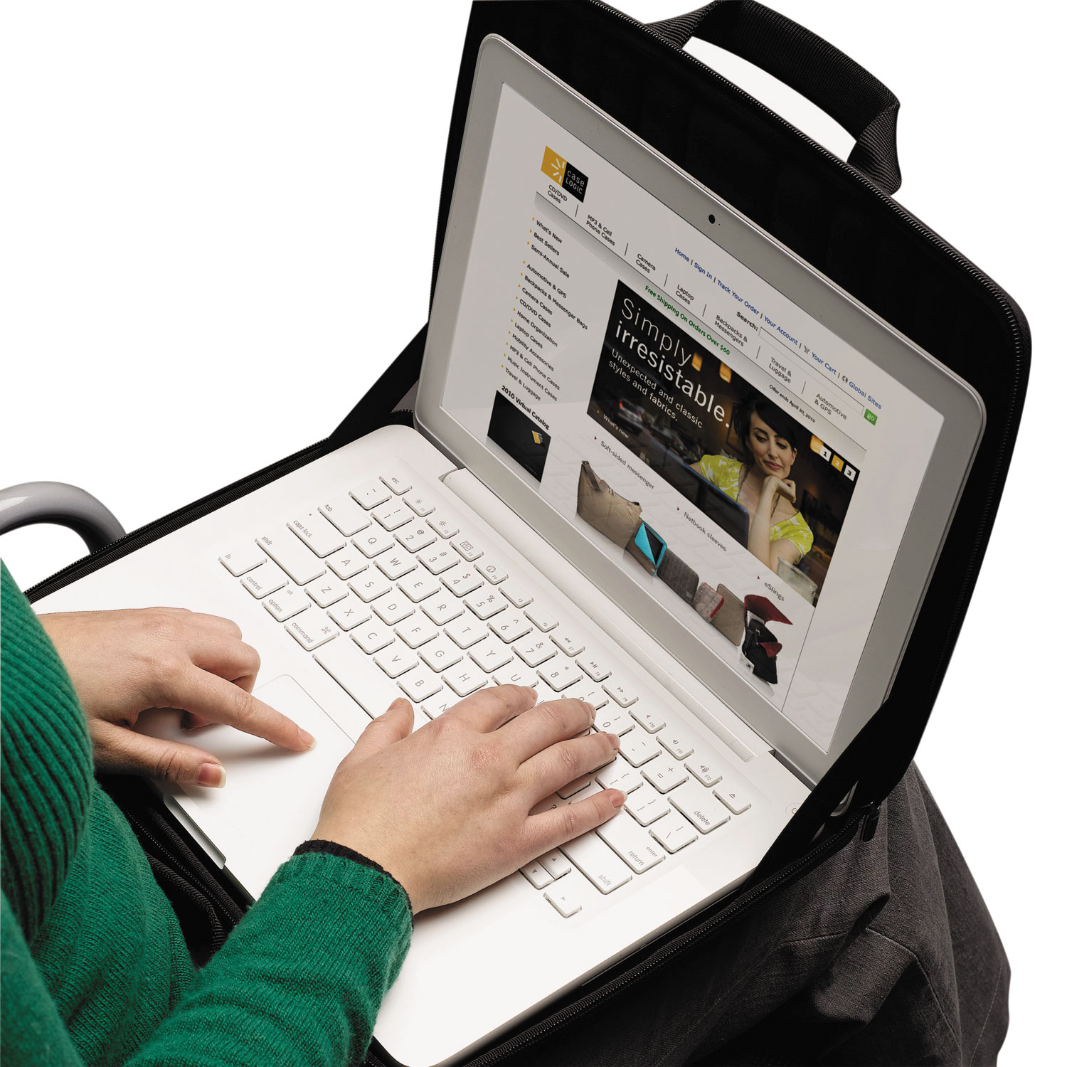 Laptop Sleeve for 13 Chromebook or Laptops, 14 1/4 x 1 7/8 x 11, Black