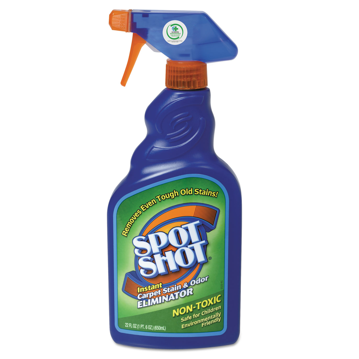  WD-40 9716 Spot Shot Instant Carpet Stain & Odor Eliminator, 22oz Spray Bottle, 6/Carton (WDF009716) 