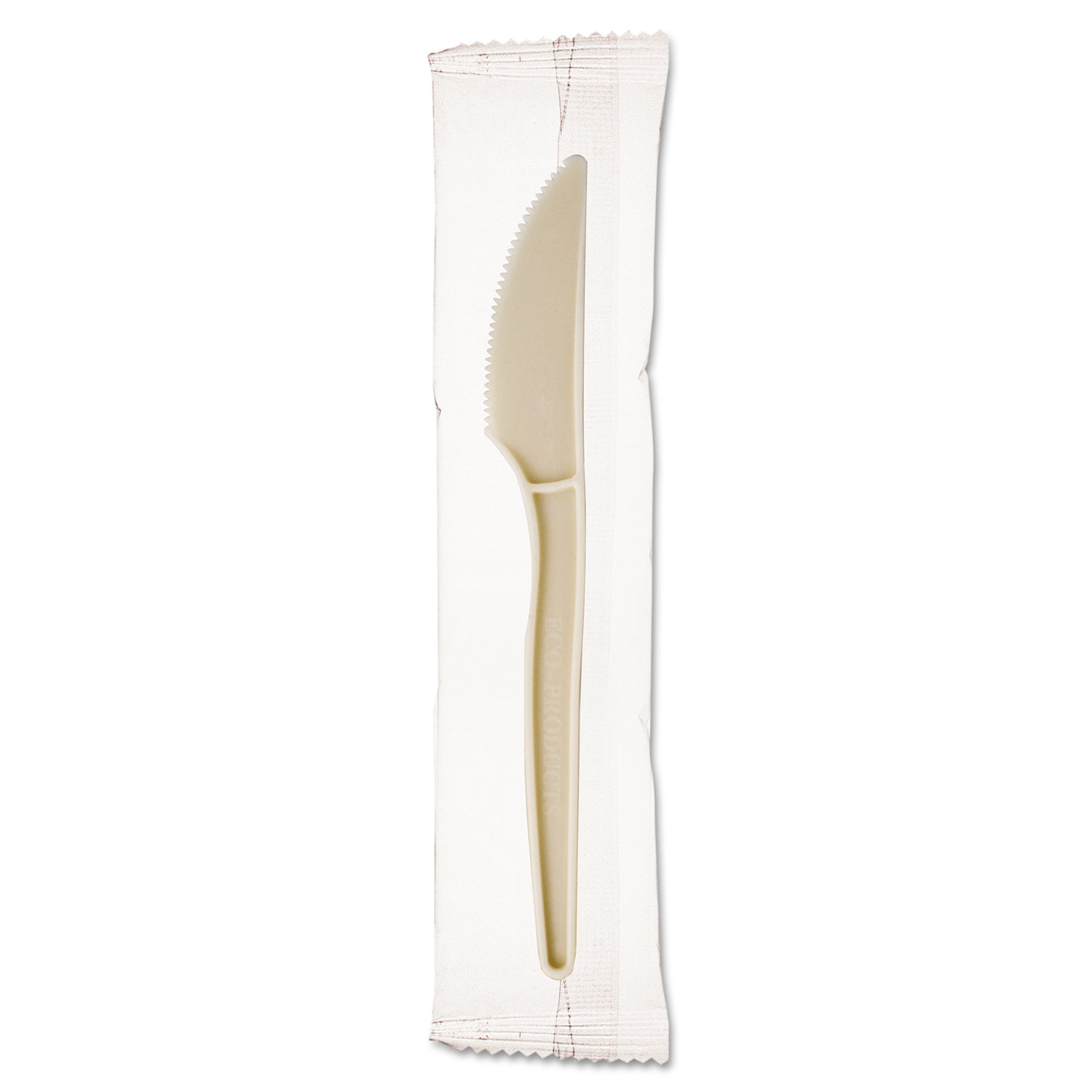Renewable Individually Wrapped Plant Starch Knife - 7., 750/CT