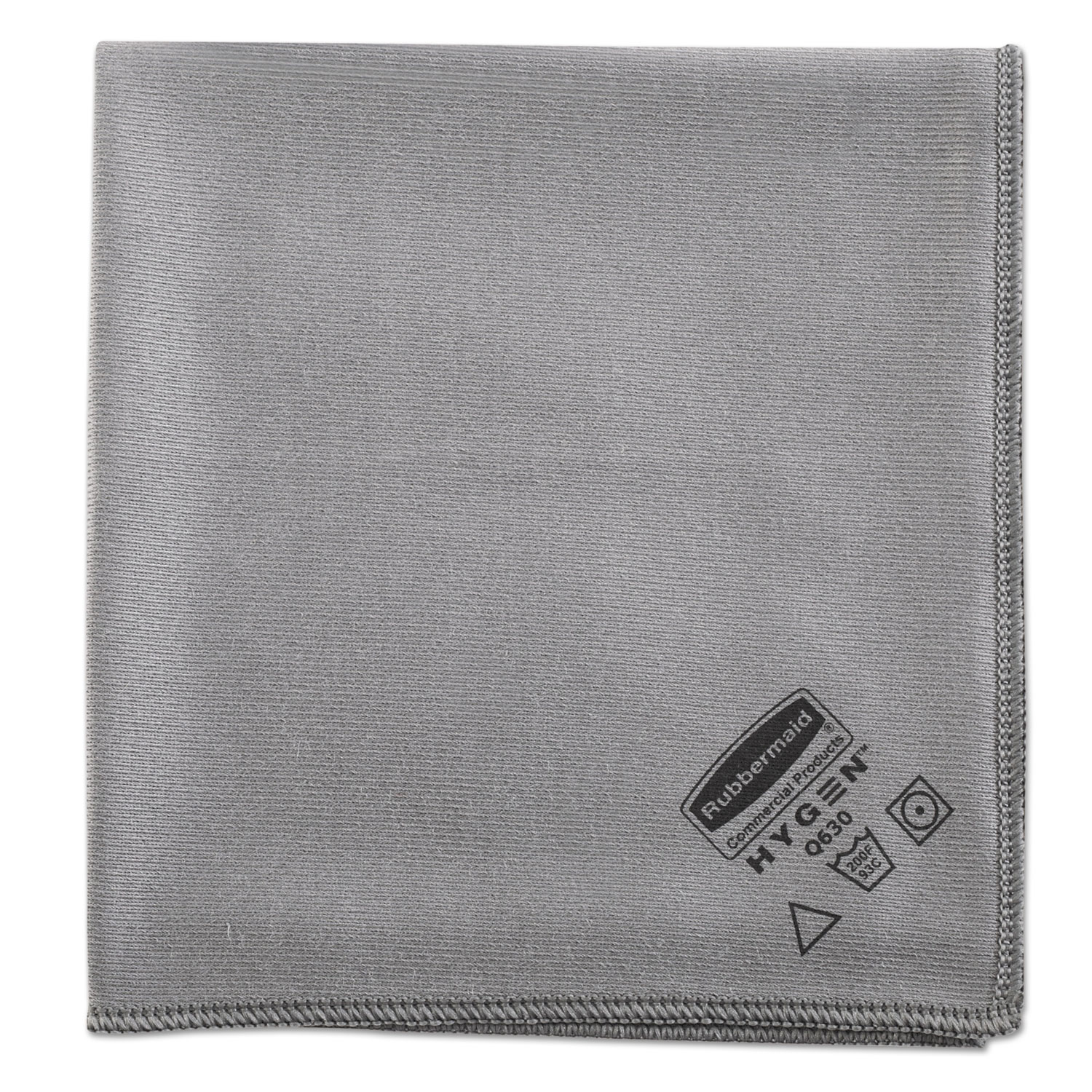  Rubbermaid Commercial 1867398 Executive Glass Microfiber Cloths, Gray, 16 x 16, 12/Pack (RCP1867398) 