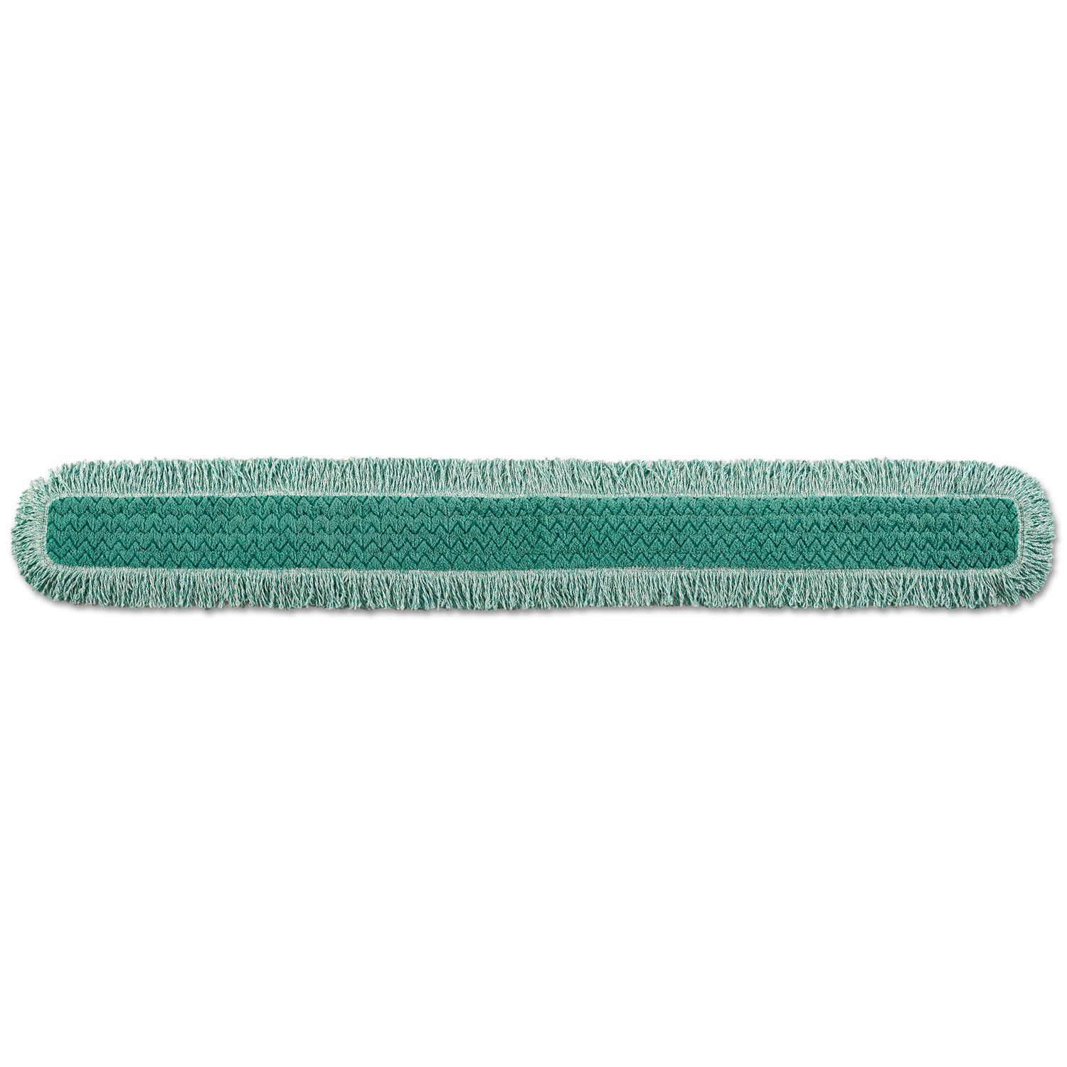 Rubbermaid Commercial HYGEN FGQ46000GR00 HYGEN Dust Mop Heads With Fringe, Green, 60 in., Microfiber, Cut-End (RCPQ460GRE) 