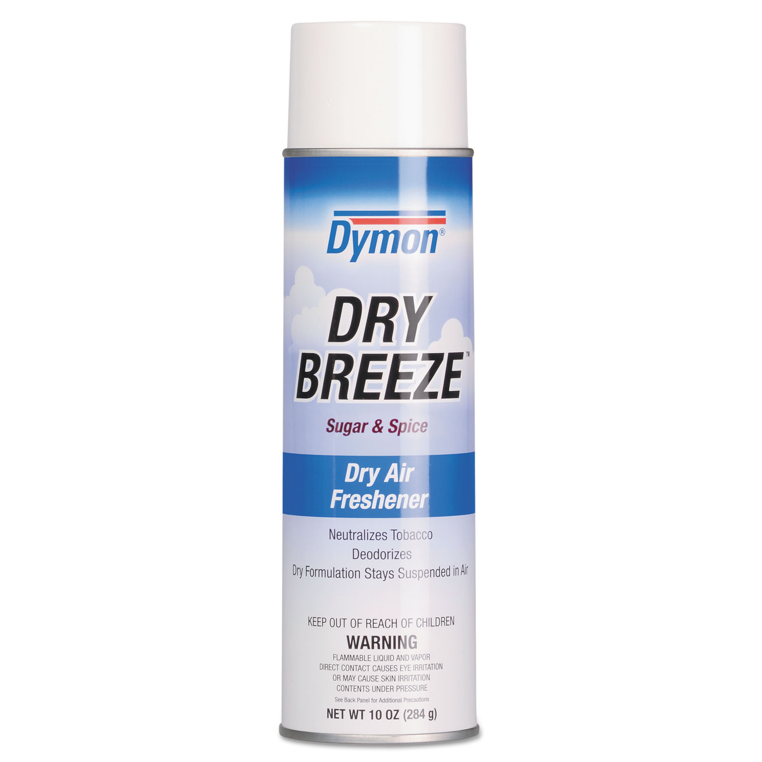  Dymon 70220 Dry Breeze Aerosol Air Freshener, Sugar & Spice, 10 oz, 12/Carton (ITW70220) 