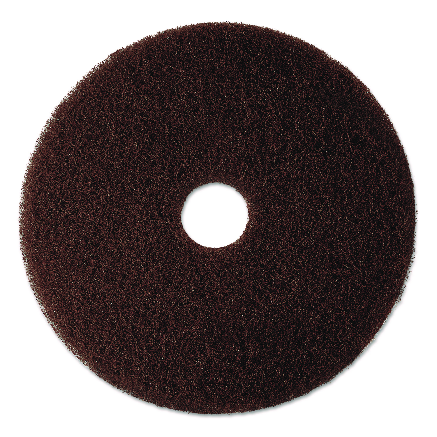 Low-Speed High Productivity Floor Pads 7100, 12" Diameter, Brown, 5/Carton