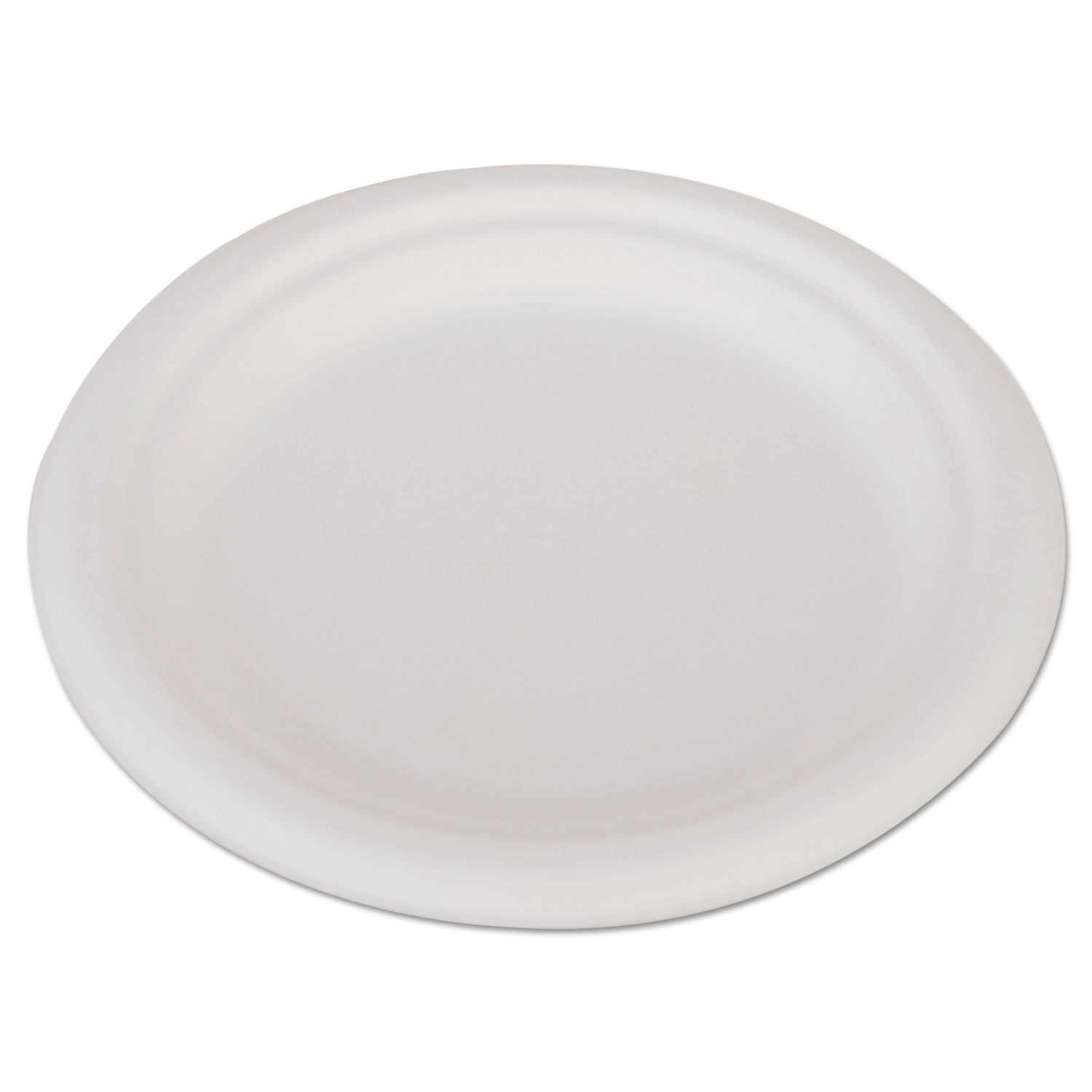  SCT SCH 18110 ChampWare Heavyweight Bagasse Dinnerware, Plate, 6, White, 1000/Carton (SCH18110) 