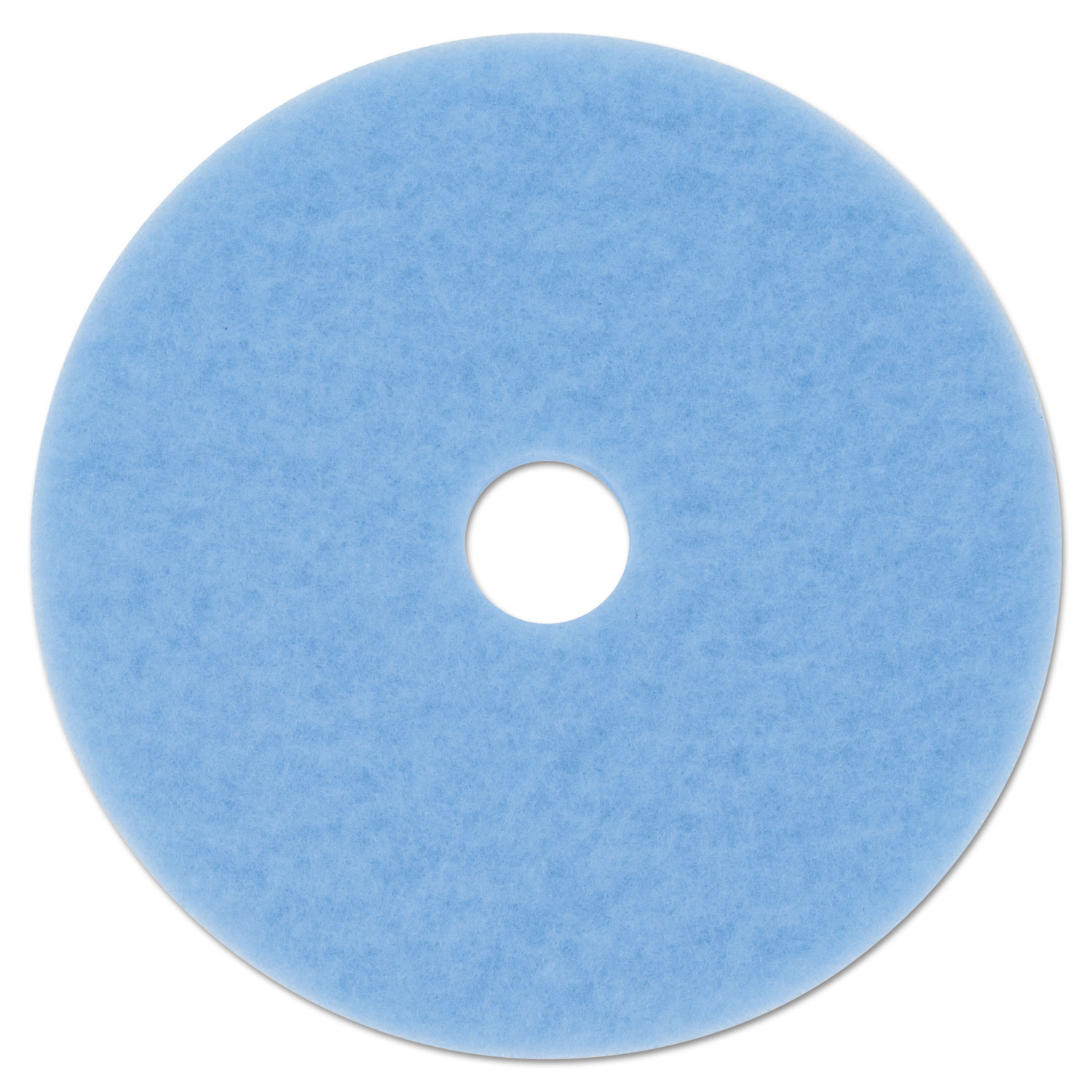 Sky Blue Hi-Performance Burnish Pad 3050, 17 Diameter, Sky Blue, 5/Carton
