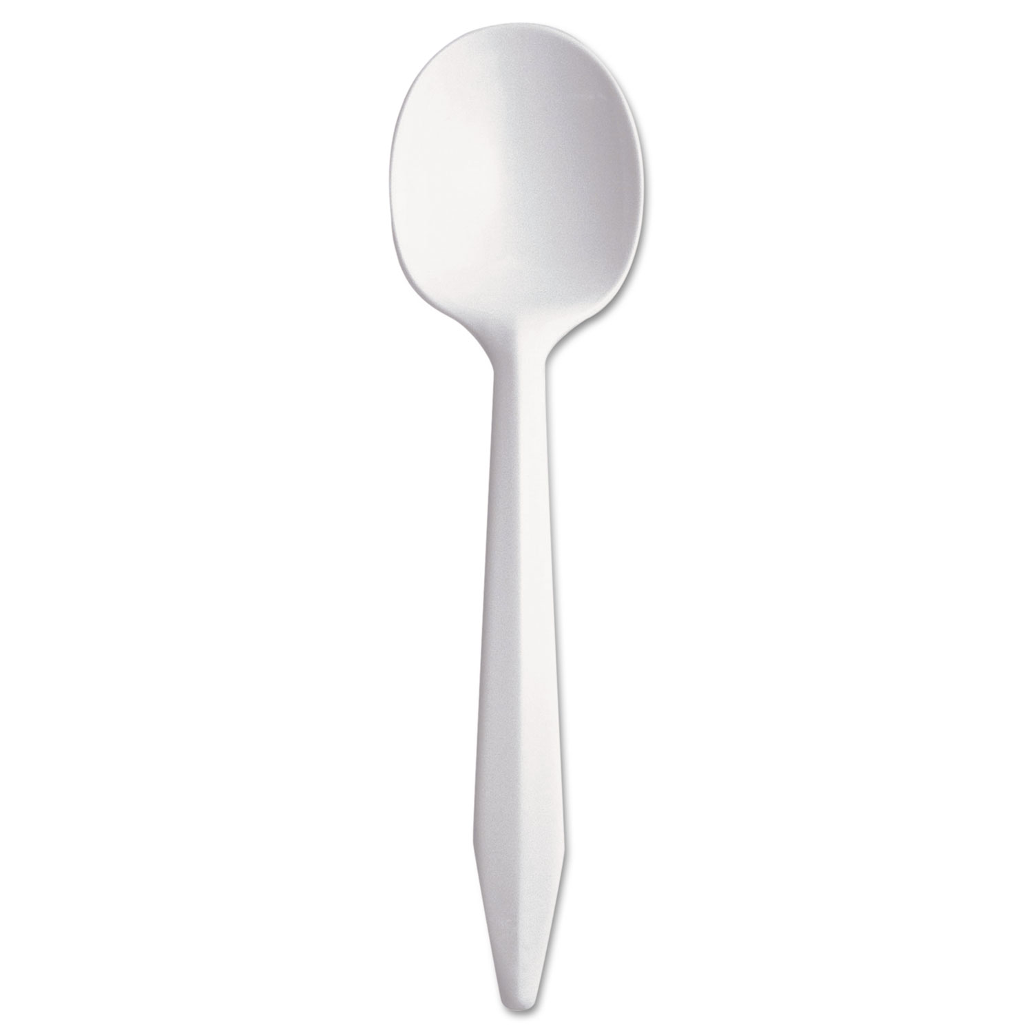 Style Setter Mediumweight Plastic, Spoons, White, 5.6, 1000/Carton