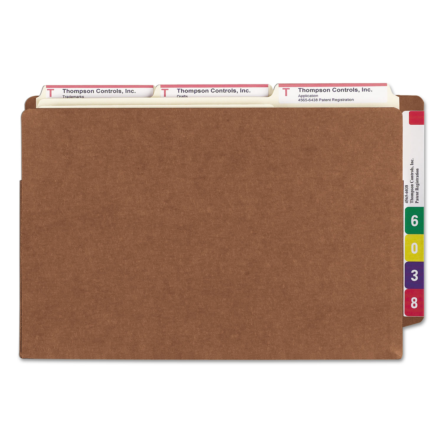 Heavy Duty Folders, End Tab, Two Inch Expansion, Legal, Gray Green, 25/Box (並行輸入品) Heavy-Duty Redrope End Tab TUFF Pockets, 3.5\" Expansion, Legal