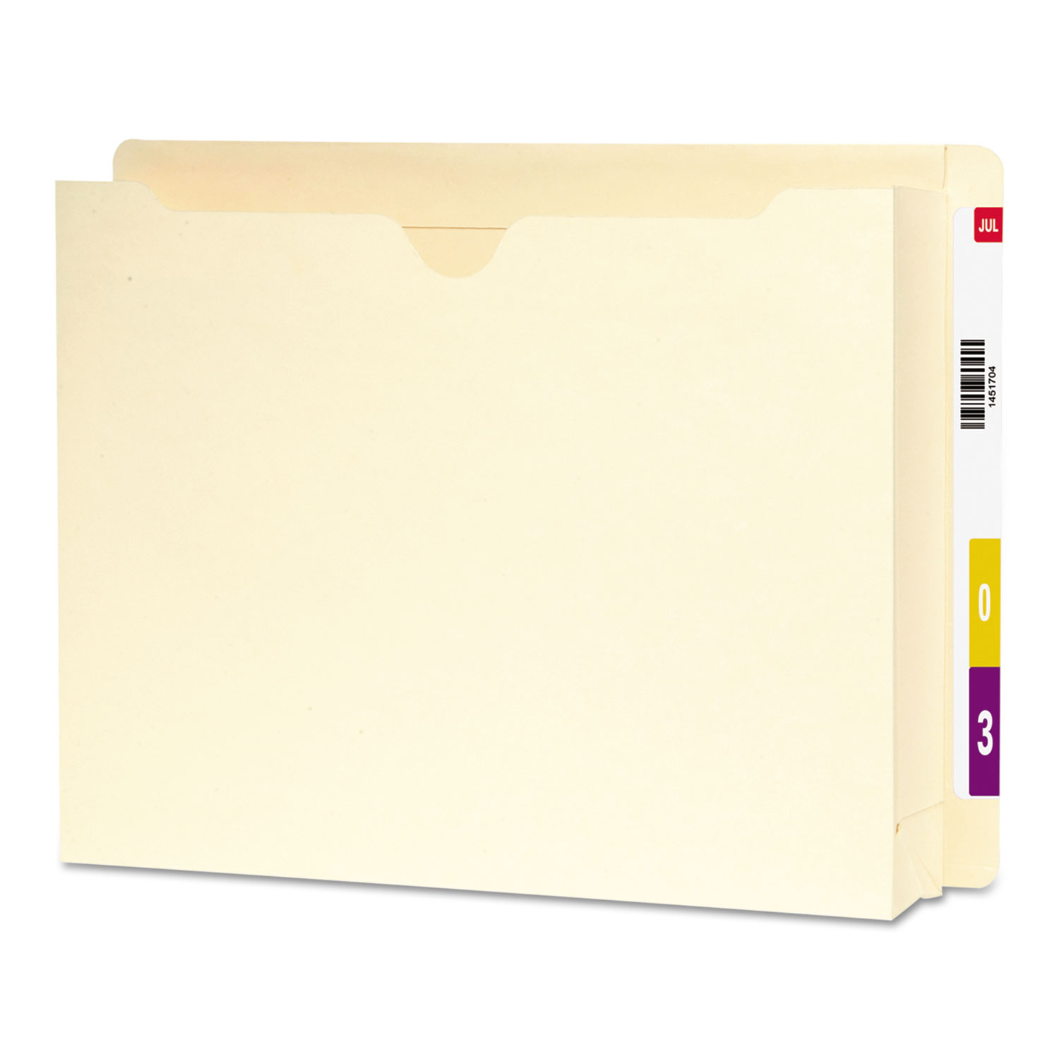  Smead 76910 Heavyweight End Tab File Jacket with 2 Expansion, Straight Tab, Letter Size, Manila, 25/Box (SMD76910) 