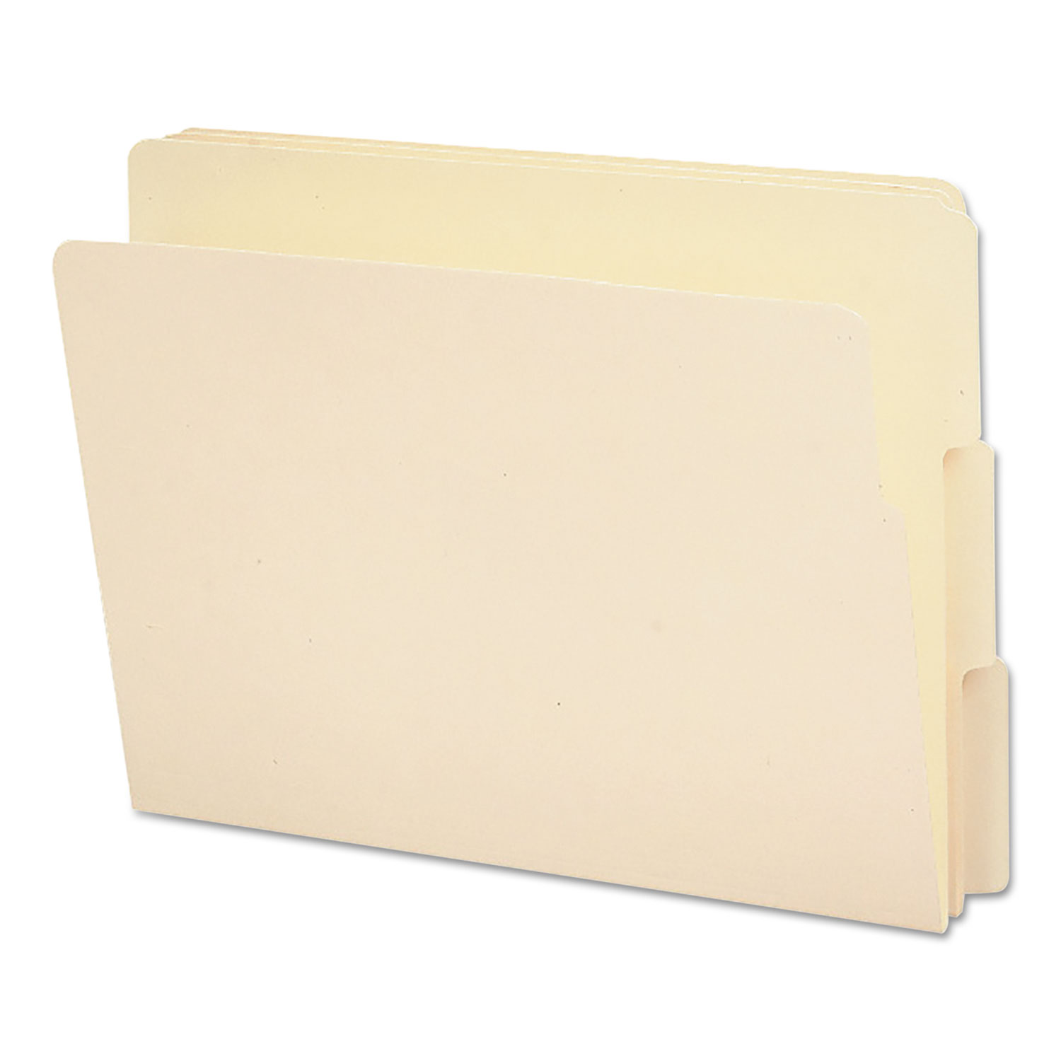  Smead 24130 End Tab File Folders, 1/3-Cut Tabs, Letter Size, Manila, 100/Box (SMD24130) 