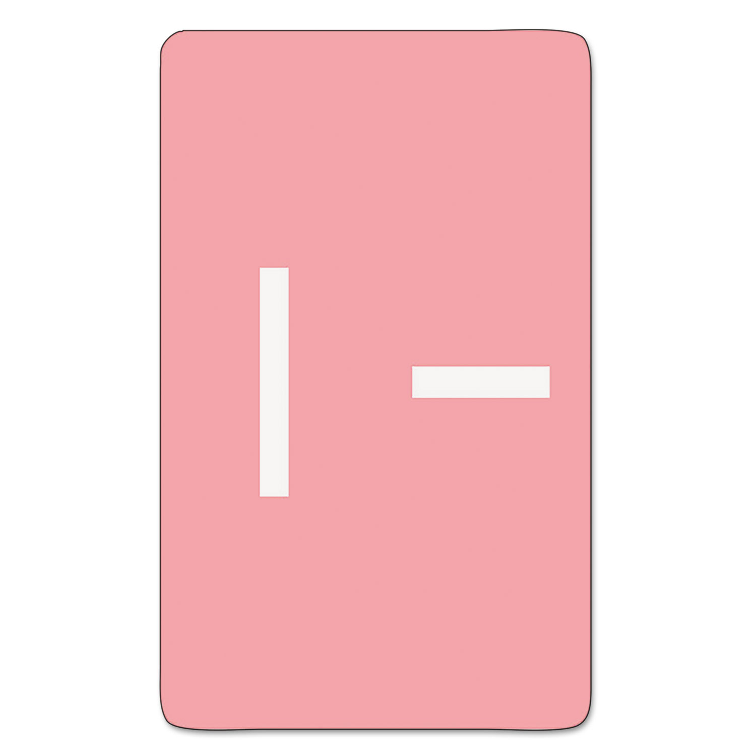  Smead 67179 AlphaZ Color-Coded Second Letter Alphabetical Labels, I, 1 x 1.63, Pink, 10/Sheet, 10 Sheets/Pack (SMD67179) 
