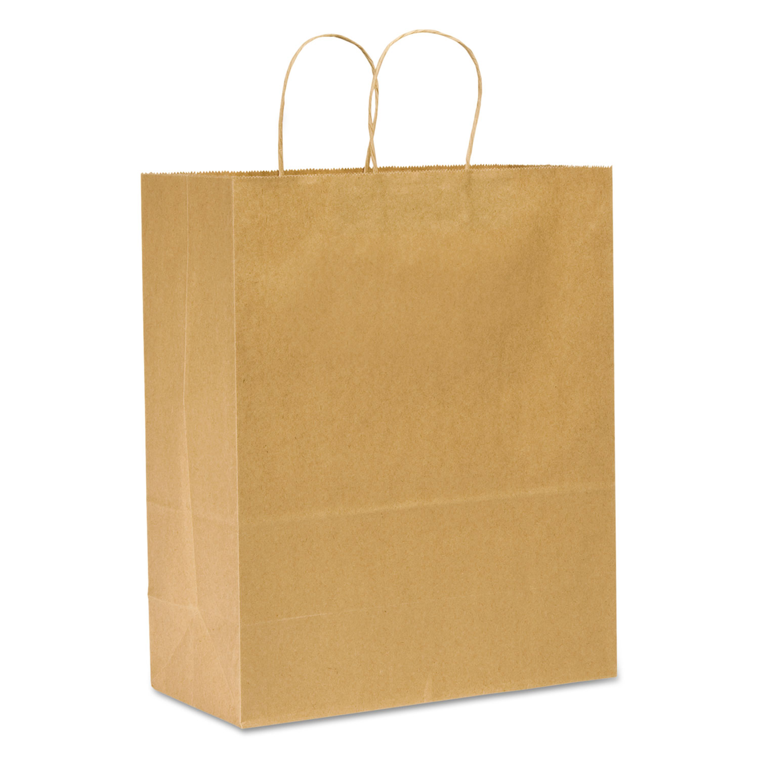  General 87128 Shopping Bags, 13 x 17, Kraft, 250/Carton (DRO87128) 
