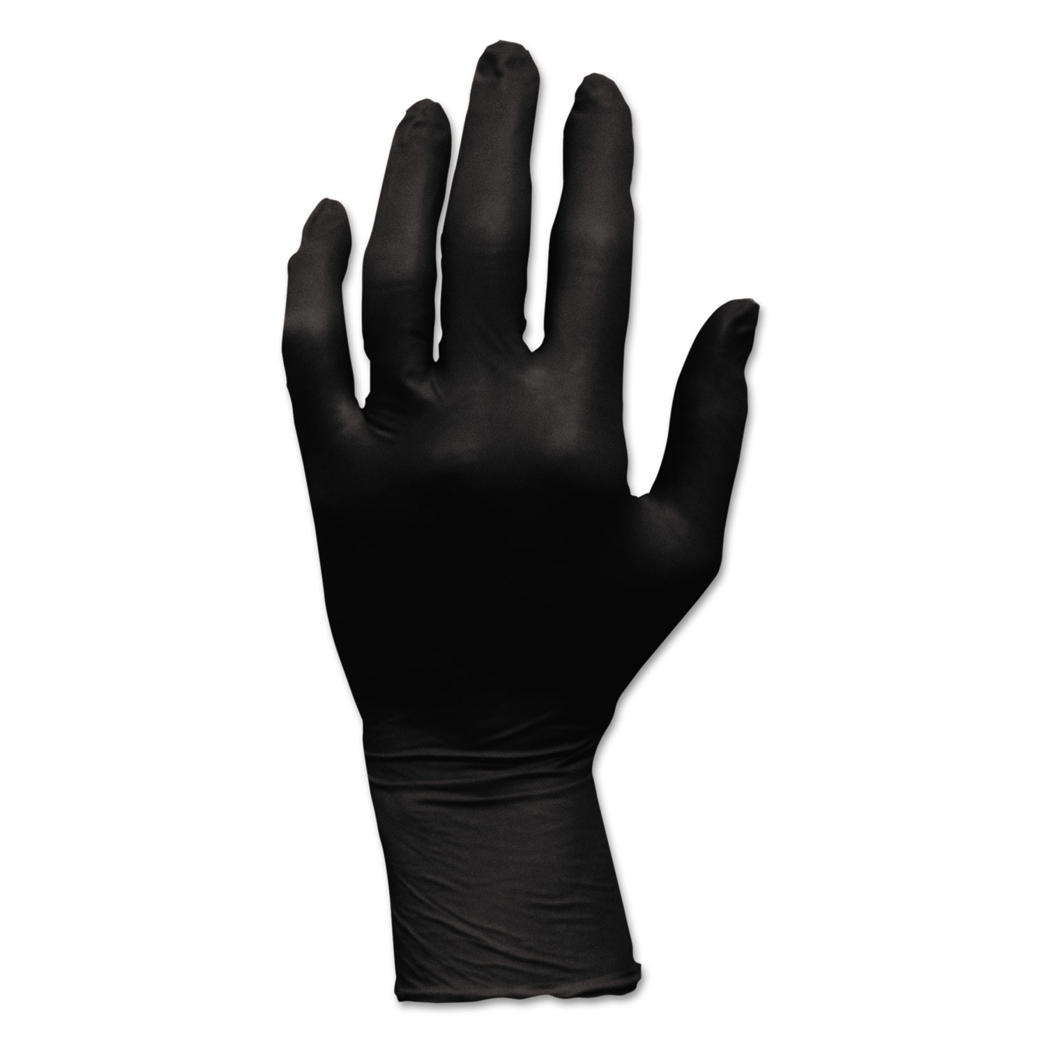  HOSPECO GL-N105FL ProWorks GrizzlyNite Nitrile Gloves, Powder-Free, Large, Black, 100/Box, 10 Boxes/Carton (HOSGLN105FL) 