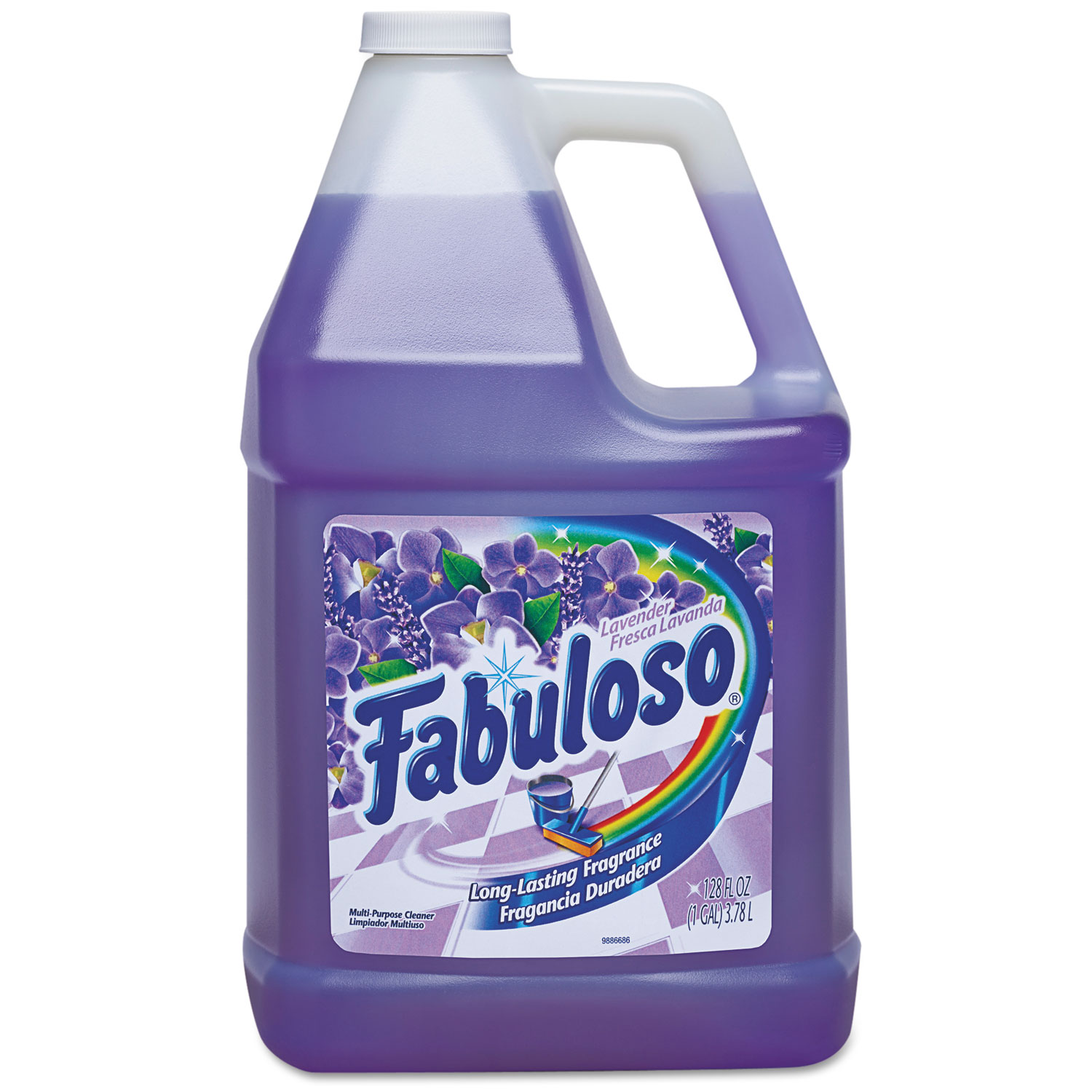  Fabuloso 53058 Multi-use Cleaner, Lavender Scent, 1 gal Bottle, 4/Carton (CPC53058) 