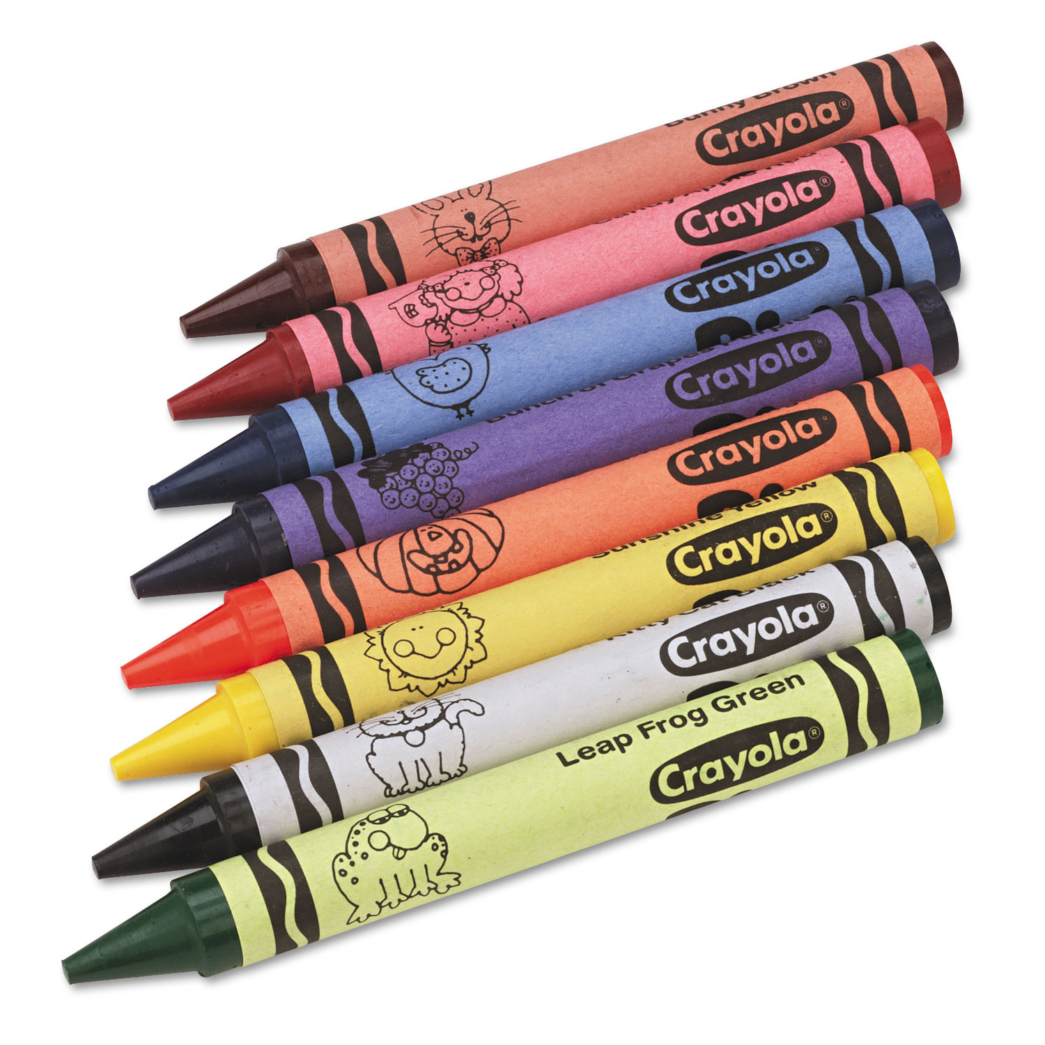 Jumbo Classpack Crayons, 25 Each of 8 Colors, 200/Set - mastersupplyonline