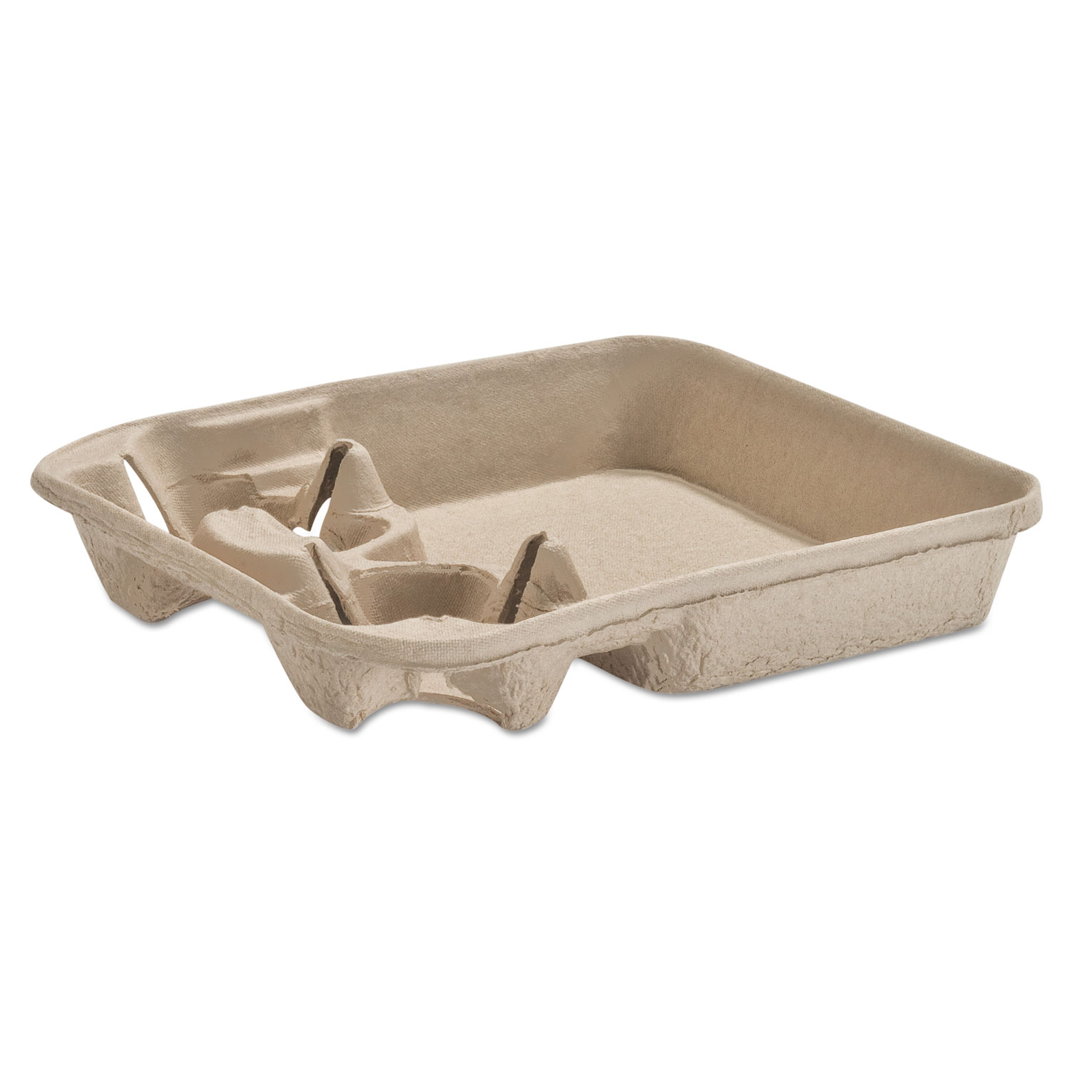  Chinet 20975 StrongHolder Molded Fiber Cup/Food Tray, 8-22oz, Two Cups, 250/Carton (HUH20975) 