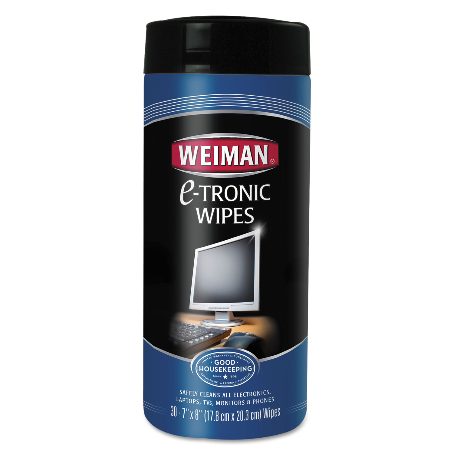  WEIMAN 93 E-tronic Wipes, 5 x 7, 30/Canister (WMN93) 