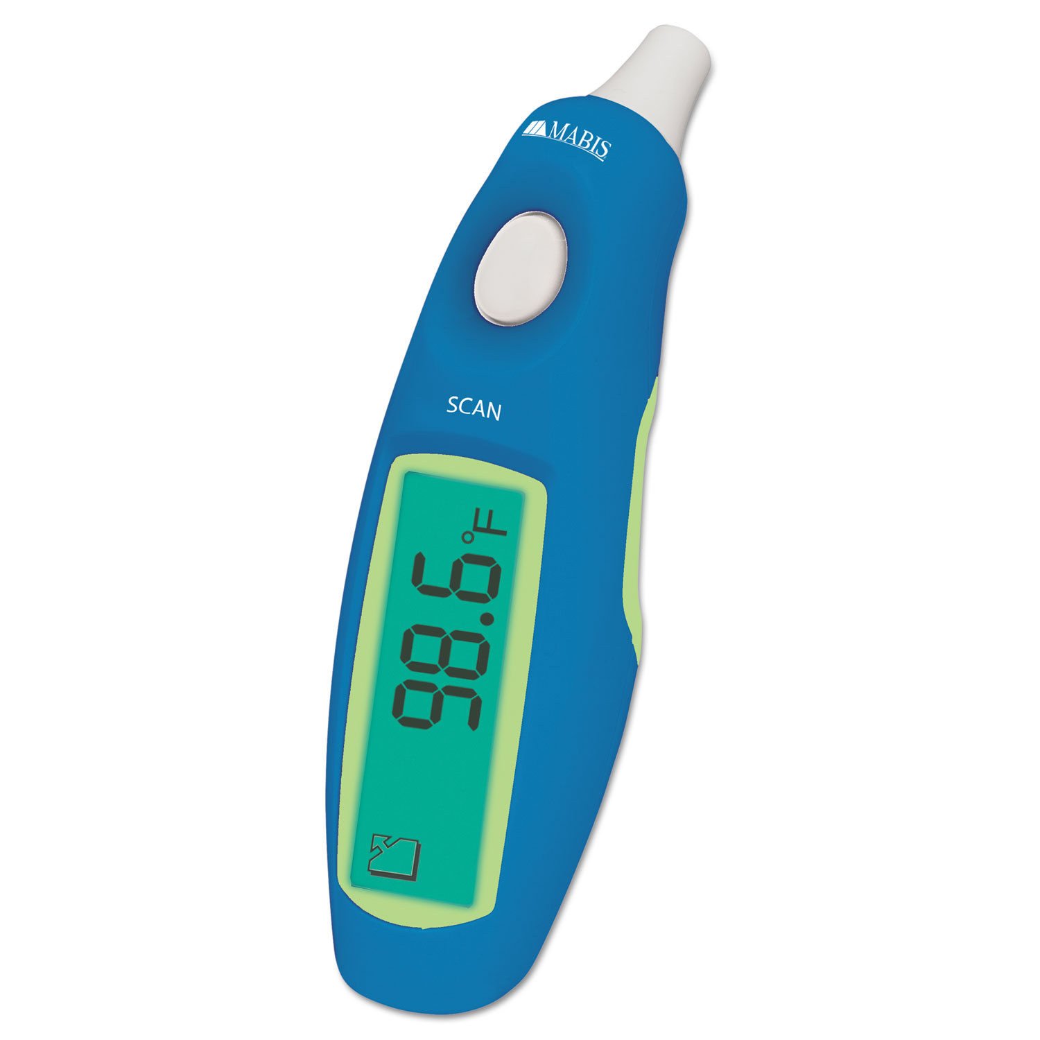Deluxe Instant Ear Thermometer, Digital, Blue