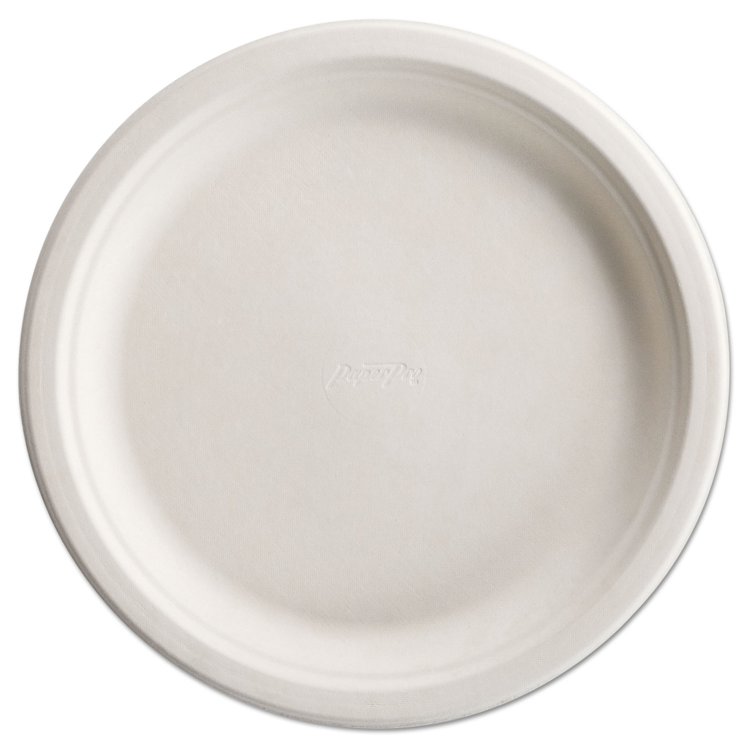  Chinet 25776 PaperPro Naturals Fiber Dinnerware, Plate, 10 1/2 Round Natural 125/PK 4 PK/CT (HUH25776) 