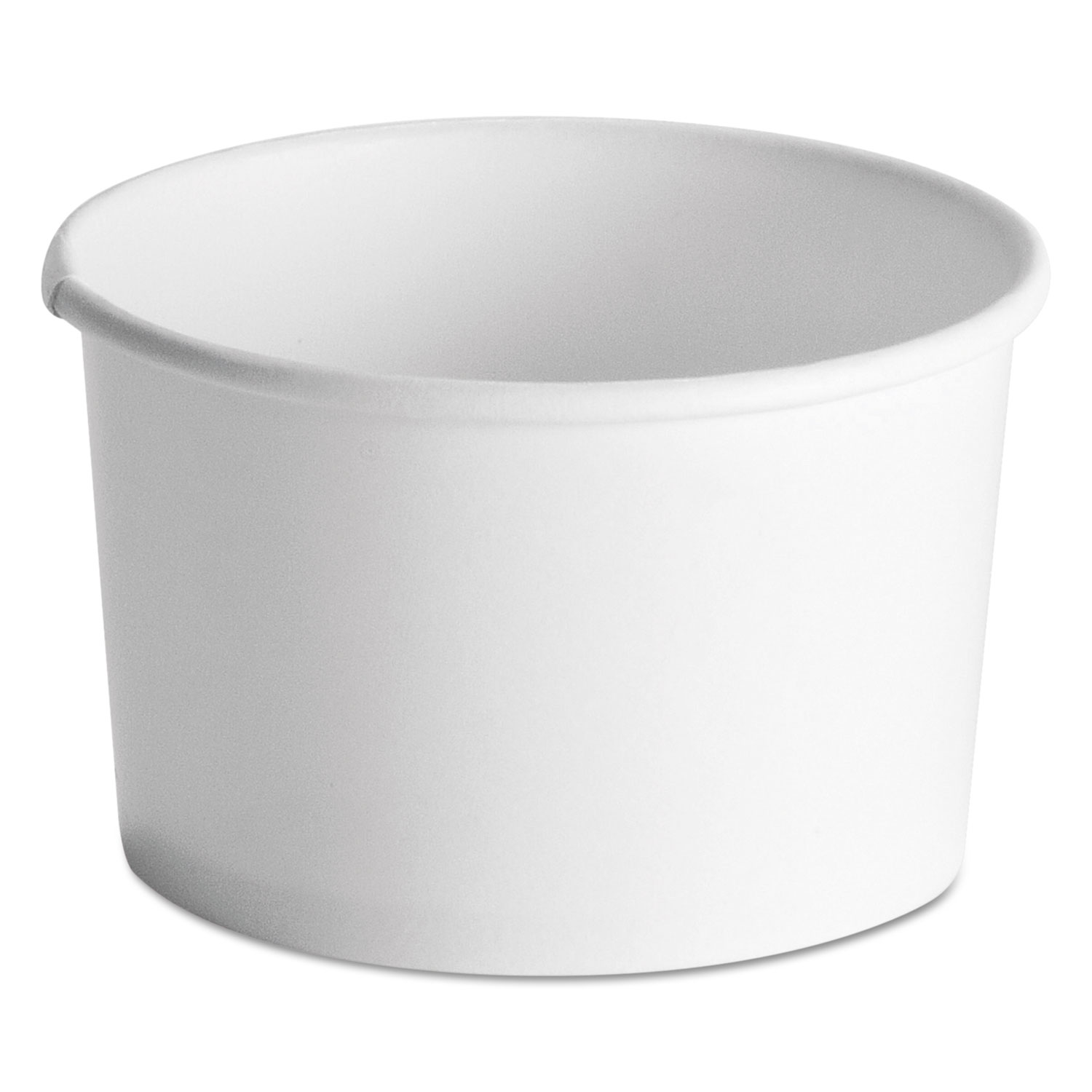 Squat Paper Food Container, Streetside Design, 8-10oz, White, 50/Pack, 20/CT