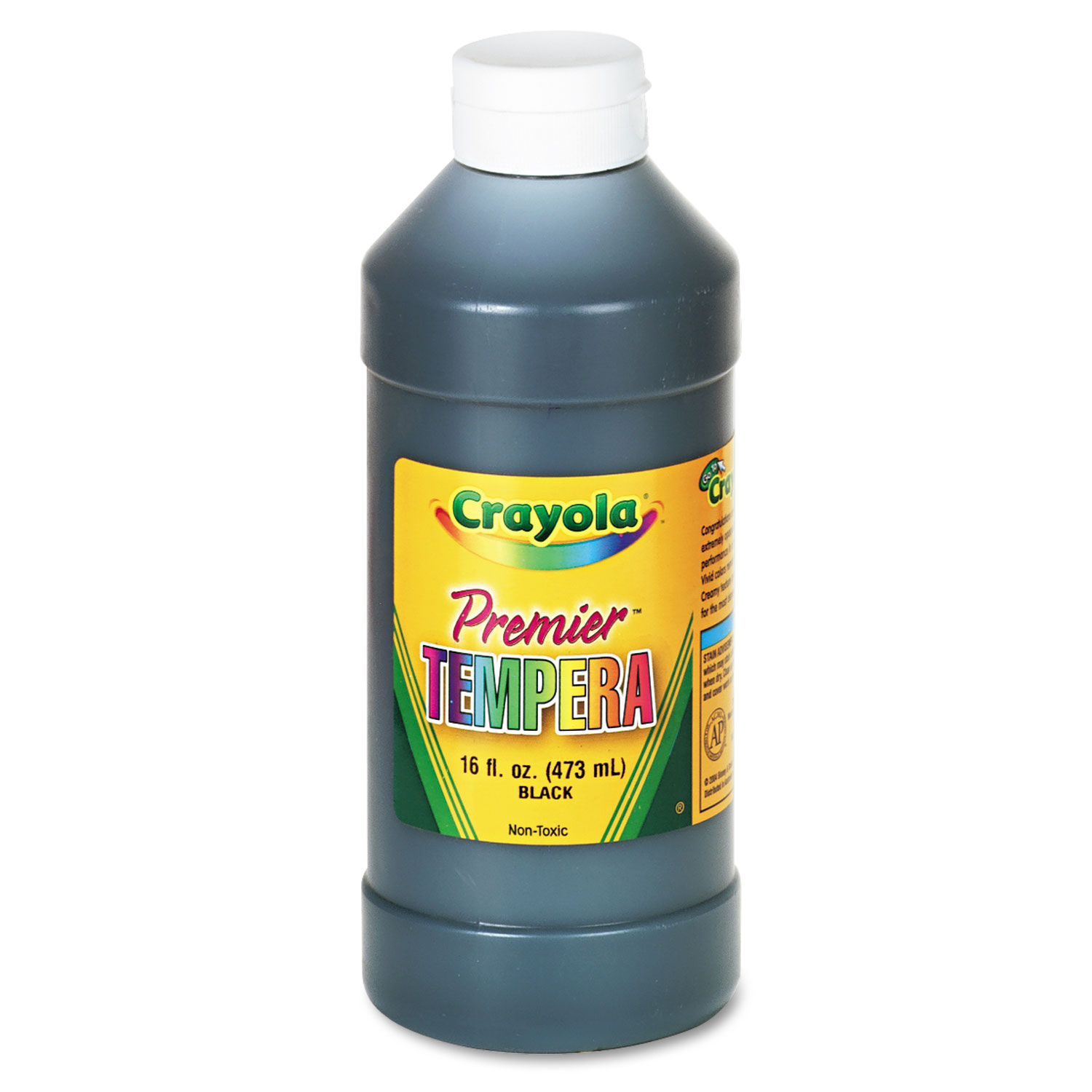 Crayola® Premier Tempera Paint, Black, 16 oz