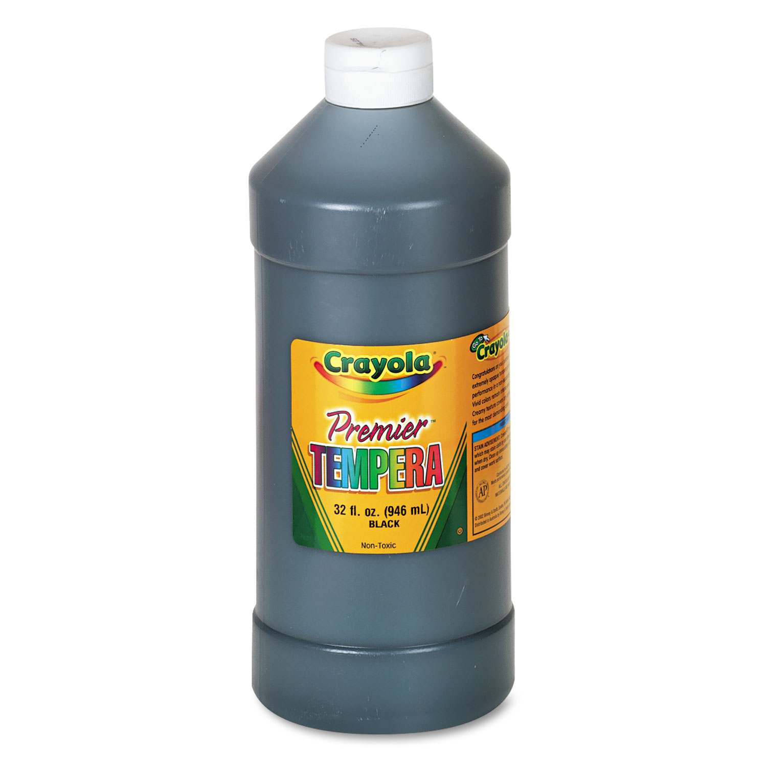 Crayola® Premier Tempera Paint, Black, 32 oz