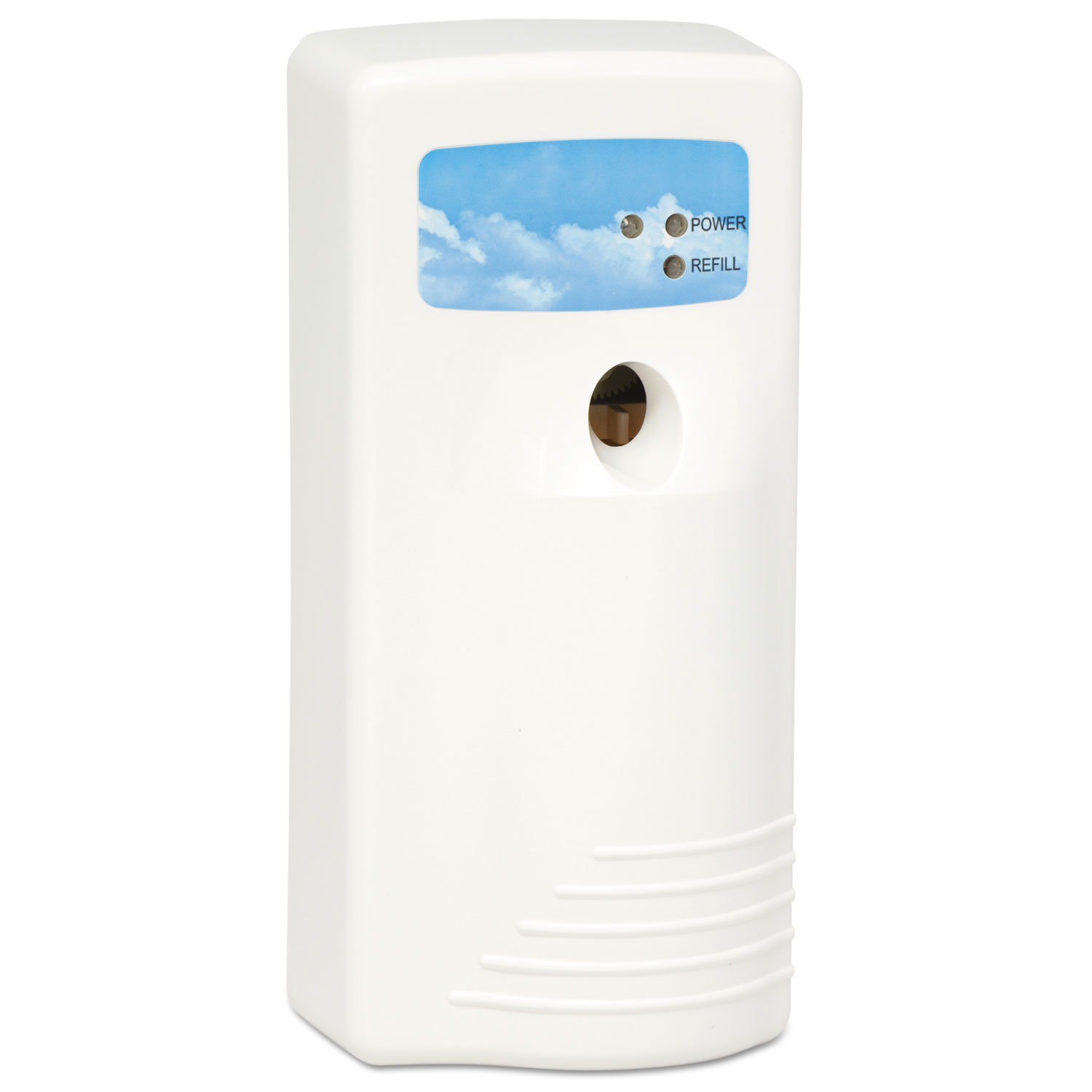 Automatic metered online aerosol dispenser