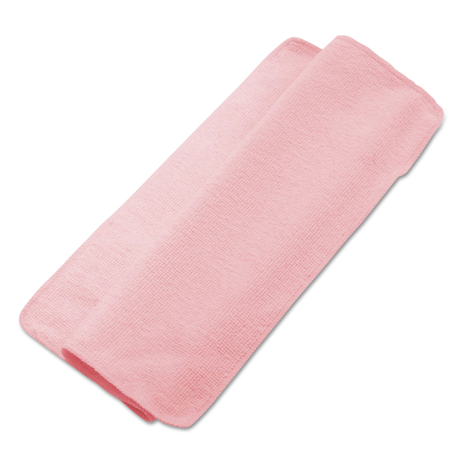  Boardwalk 1889797 Lightweight Microfiber Cleaning Cloths, Pink, 16 x 16, 24/Pack (BWK16REDCLOTH) 