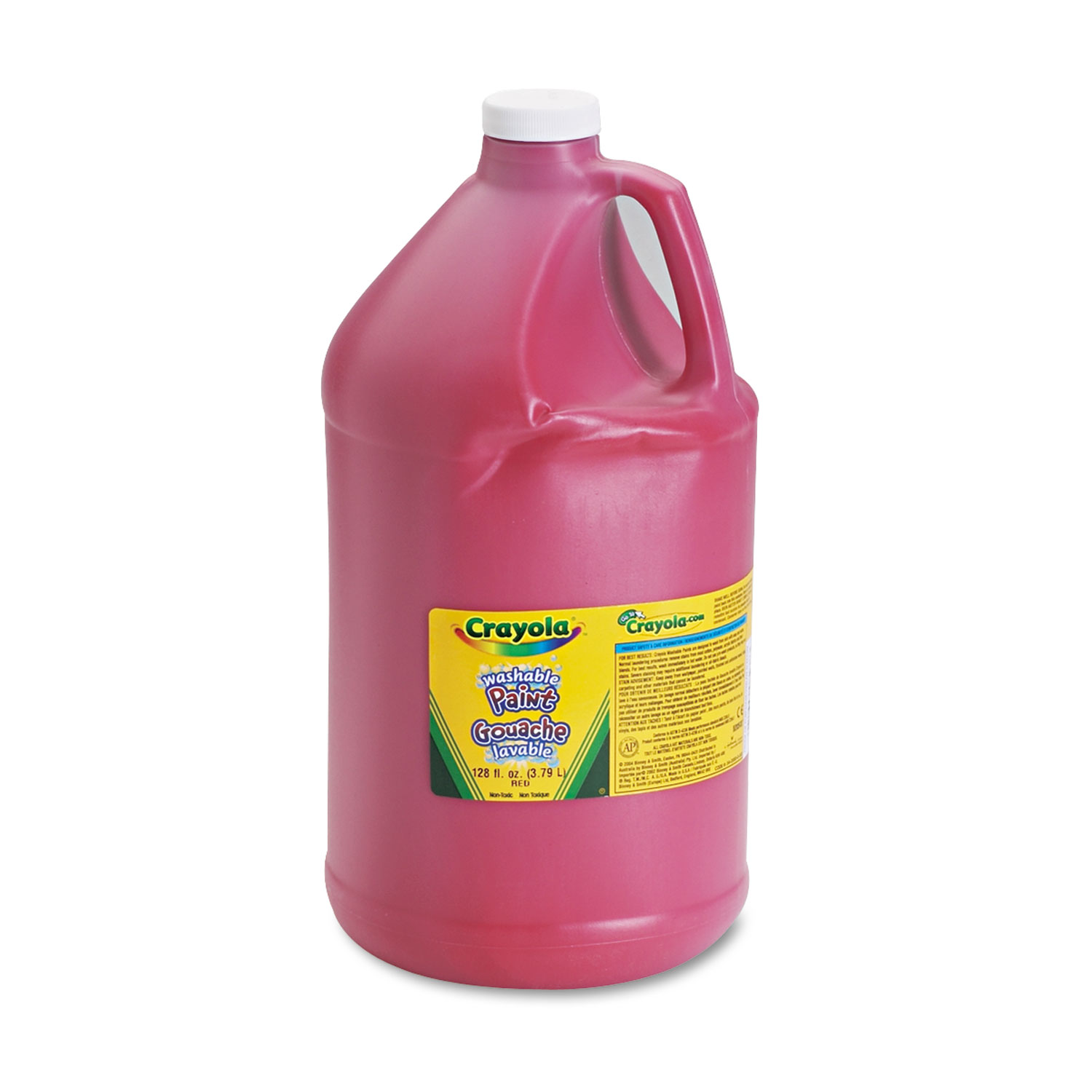 Washable Paint, Red, 1 gal
