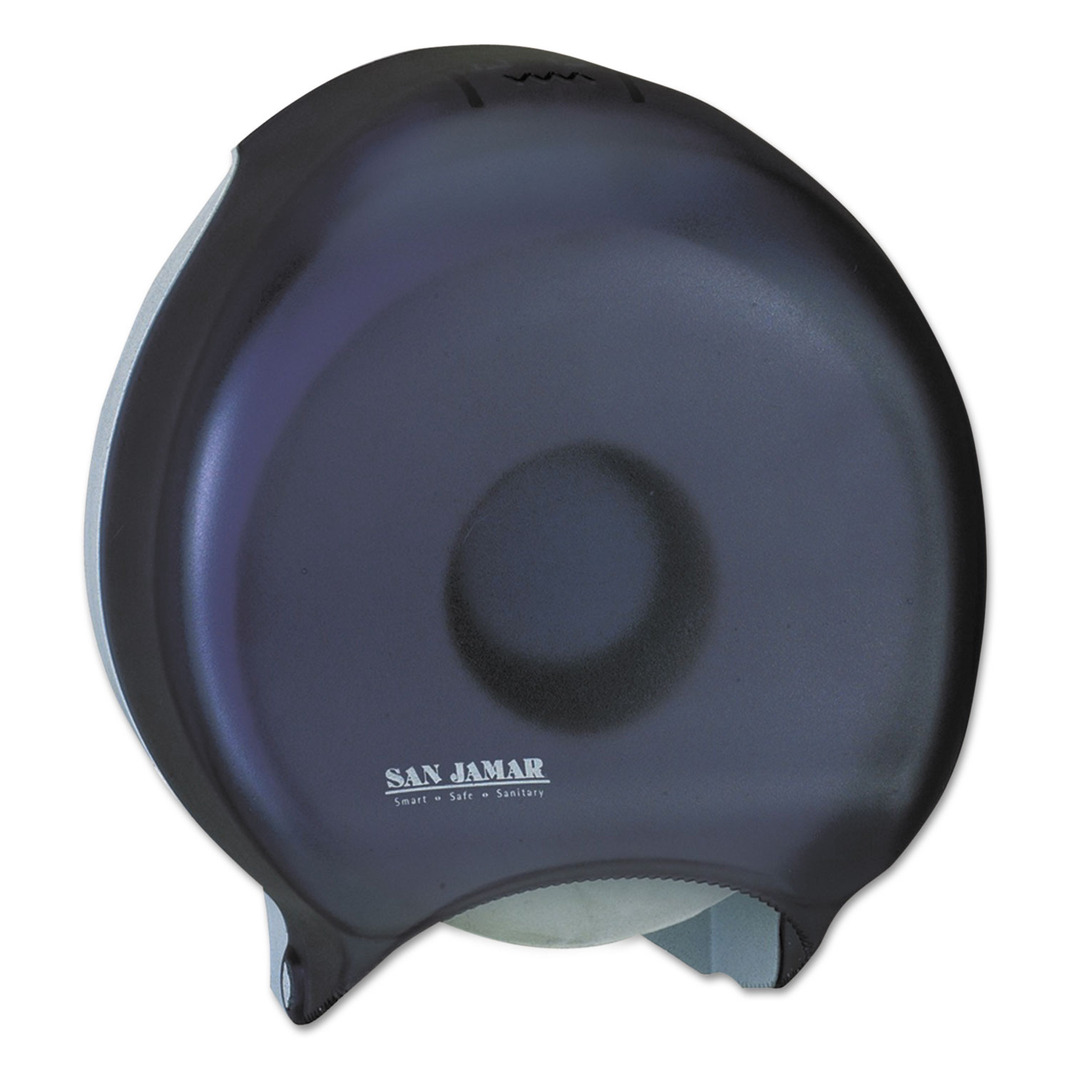  San Jamar SAN R6000TBK Single 12 JBT Bath Tissue Dispenser, 1 Roll, 12 9/10x5 5/8x14 7/8, Black Pearl (SJMR6000TBK) 