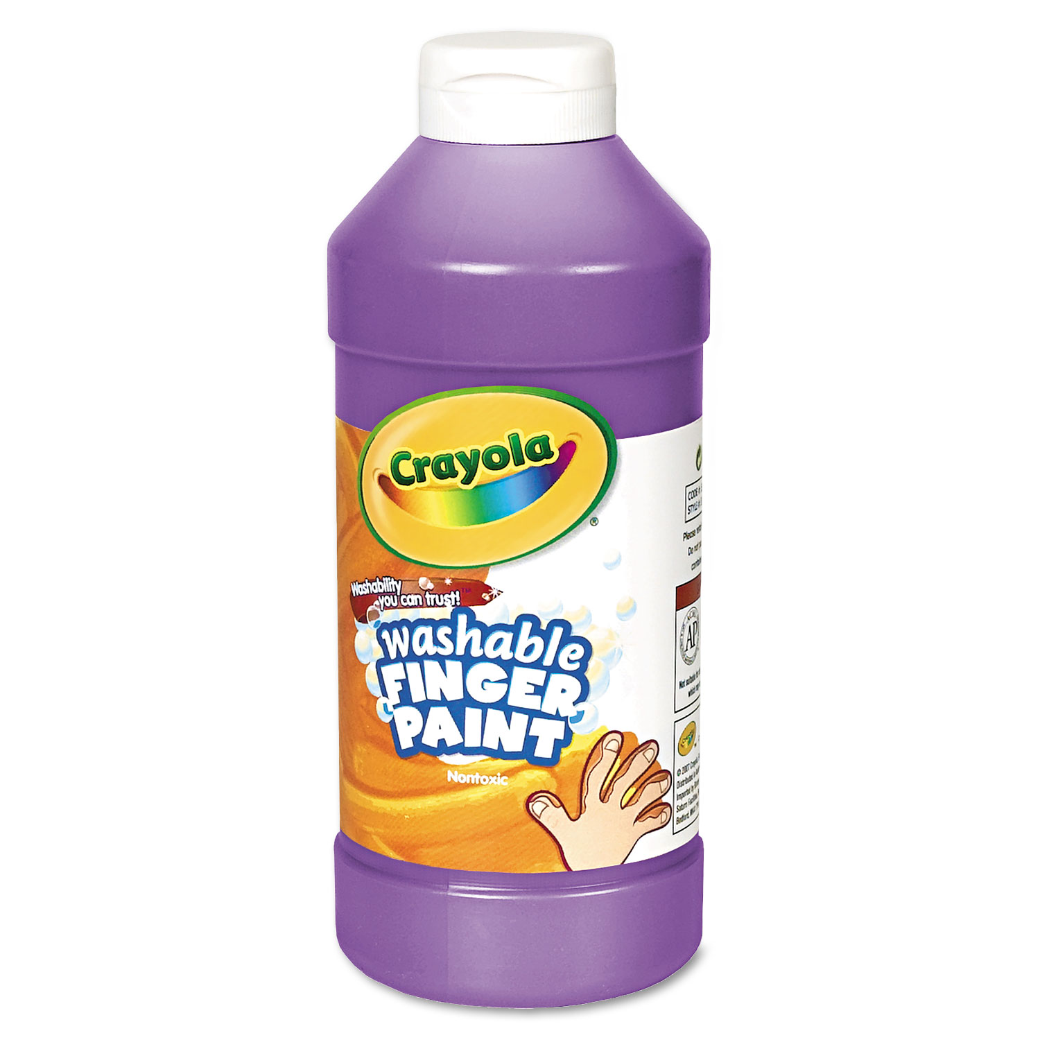 Crayola® Washable Fingerpaint, Violet, 16 oz