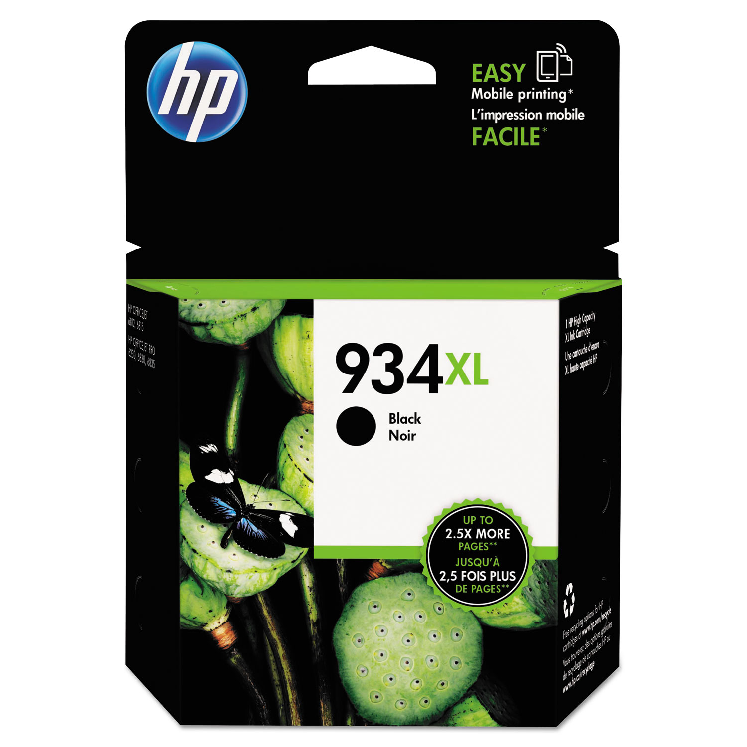  HP C2P23AN HP 934XL, (C2P23AN) High Yield Black Original Ink Cartridge (HEWC2P23AN) 