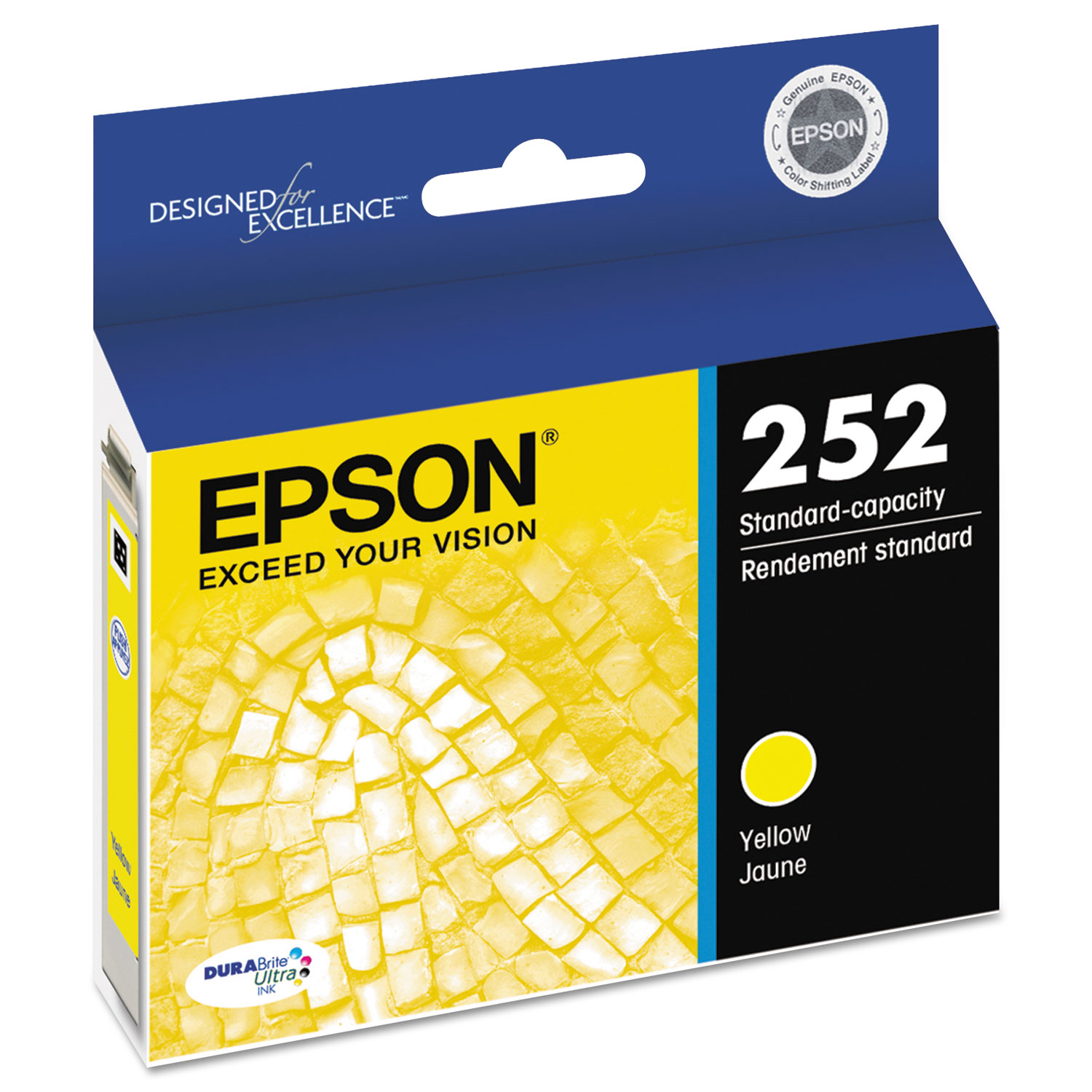  Epson T252420-S T252420S (252) DURABrite Ultra Ink, Yellow (EPST252420S) 