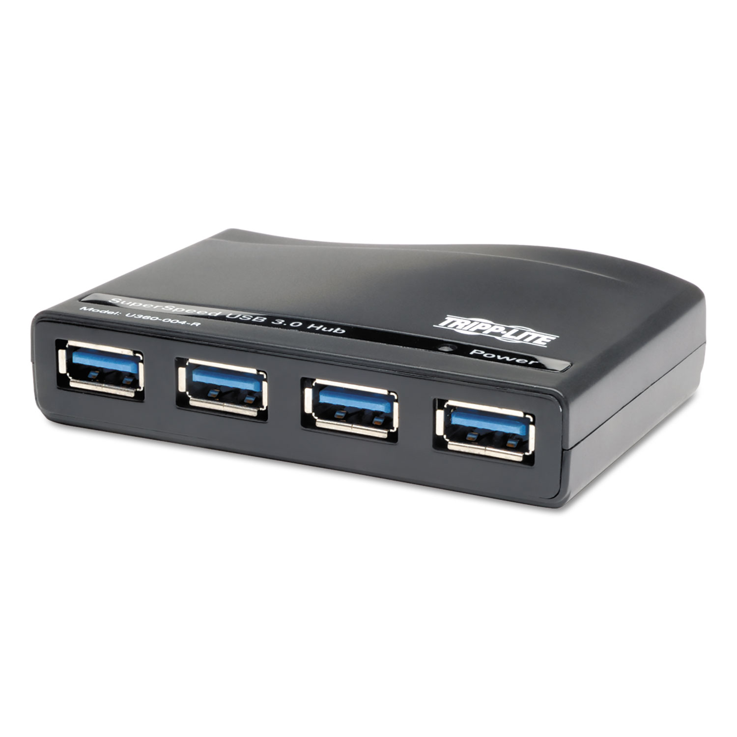  Tripp Lite U360-004-R USB 3.0 SuperSpeed Hub, 4 Ports, Black (TRPU360004R) 