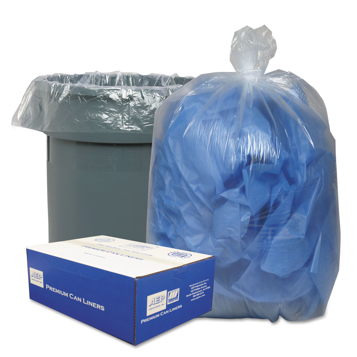 Heavy-Duty Low-Density Wing Tie Contractor Bags, 42 gal, 3 mil, 32.75