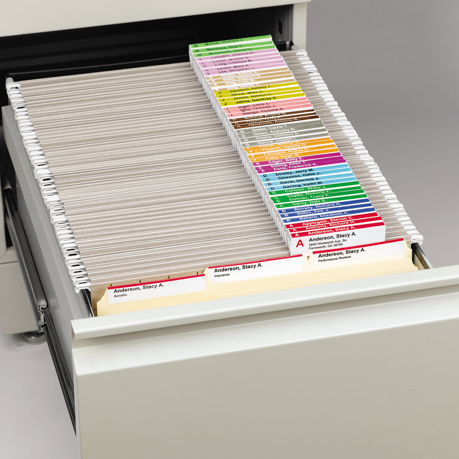 Viewables Hanging Folder Tabs and Labels by Smead® SMD64910