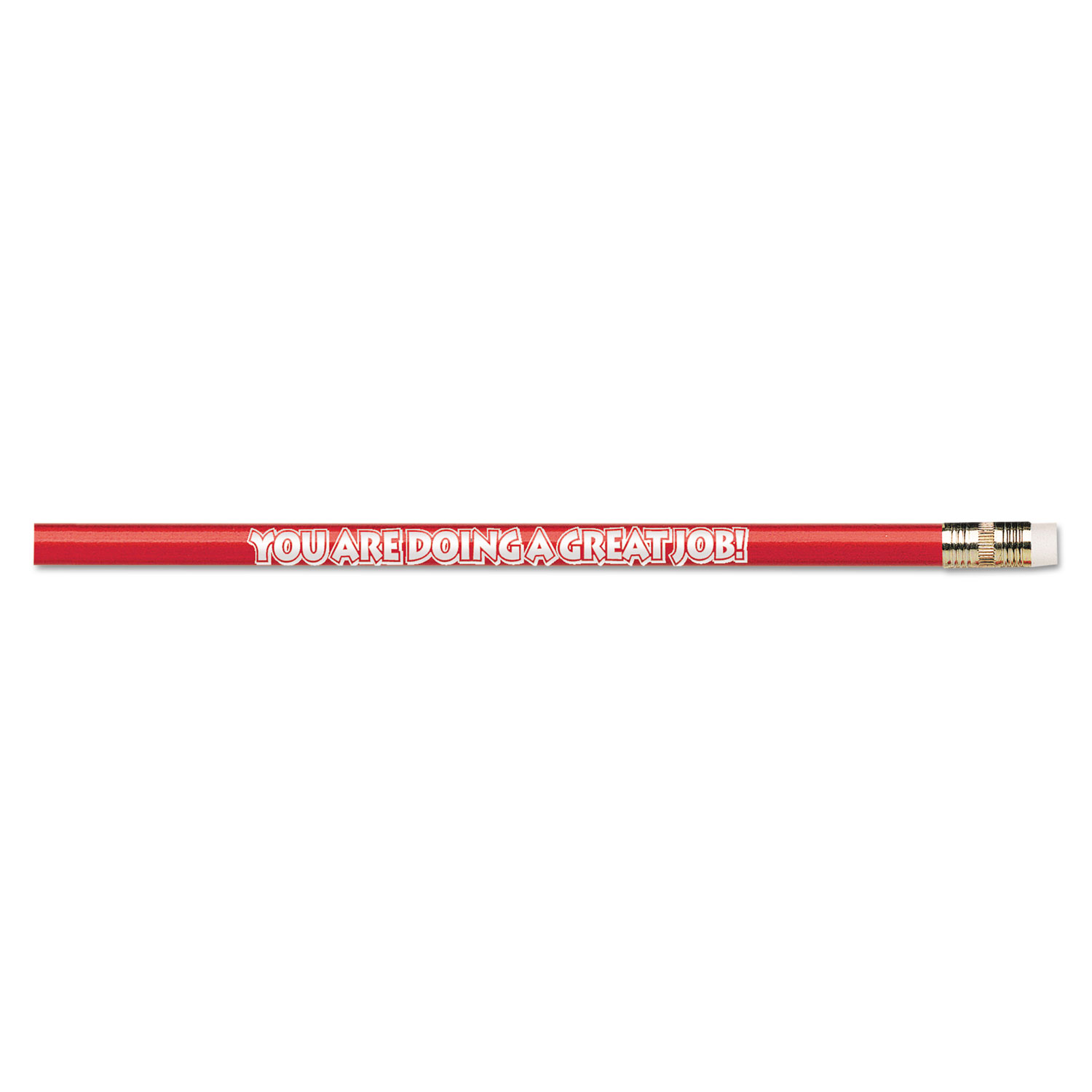 Decorated Wood Pencil, You Are Doing A Great Job, HB #2, Red, Dozen