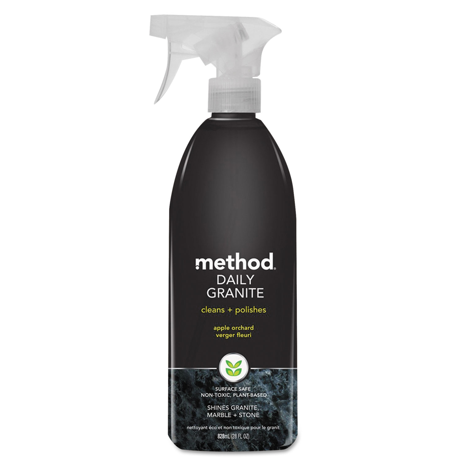  Method 817939000656 Daily Granite Cleaner, Apple Orchard Scent, 28 oz Spray Bottle (MTH00065) 