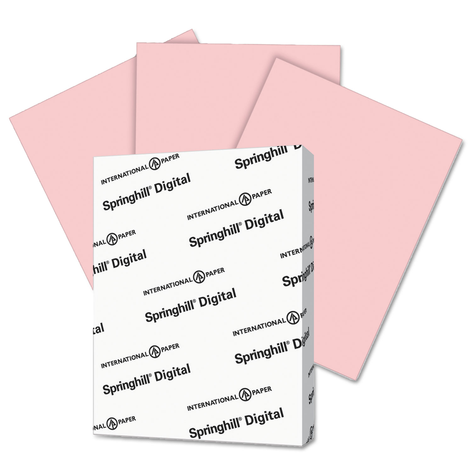  Springhill 076000 Digital Vellum Bristol Color Cover, 67lb, 8.5 x 11, Pink, 250/Pack (SGH076000) 