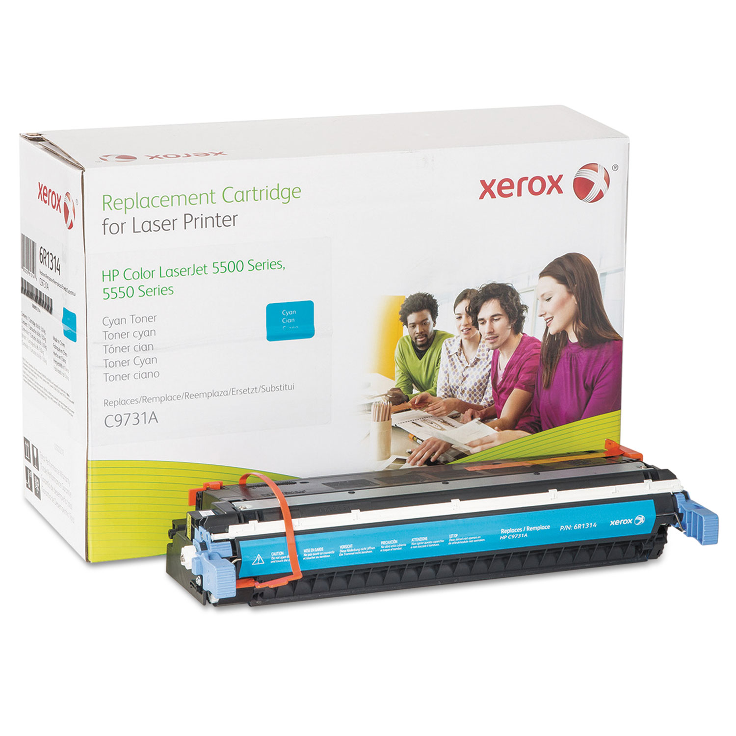  Xerox 006R01314 006R01314 Replacement Toner for C9731A (645A), Cyan (XER006R01314) 